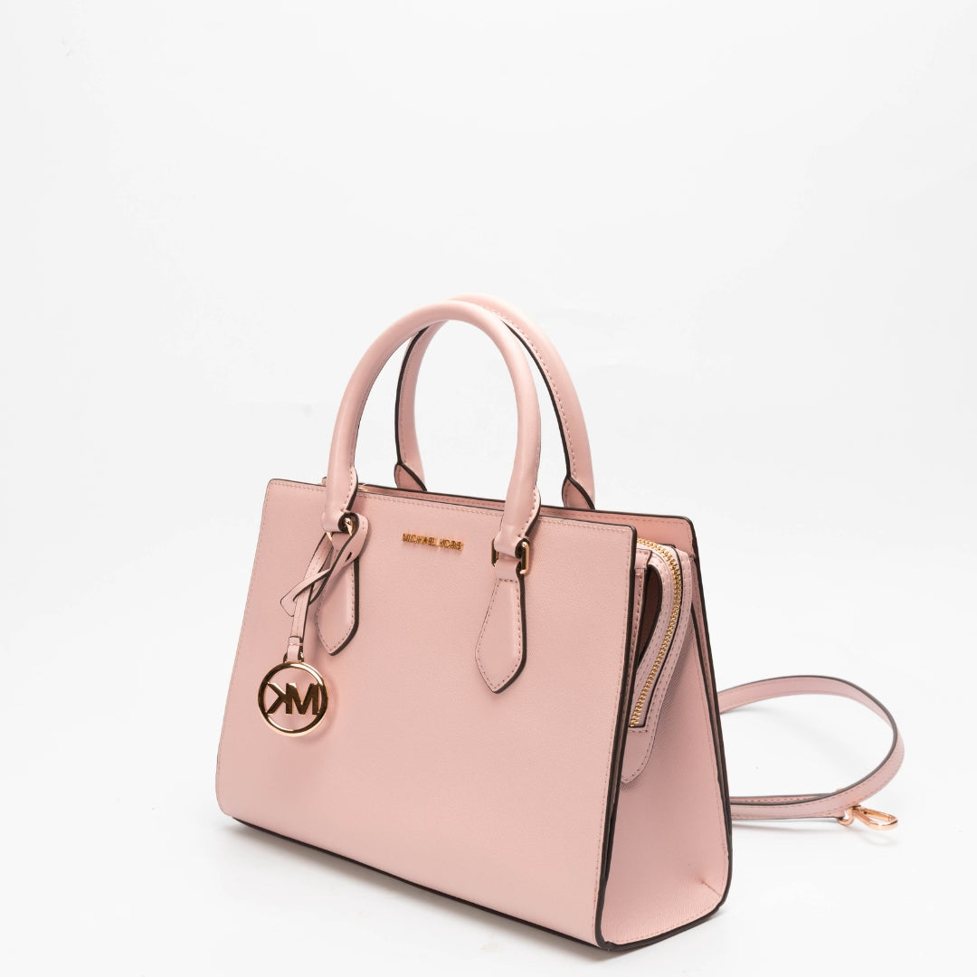 Michael Kors Sheila Faux Saffiano Leather Satchel