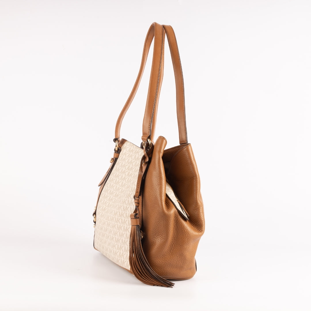 Michael Kors Carrie Large Logo Shoulder Bag