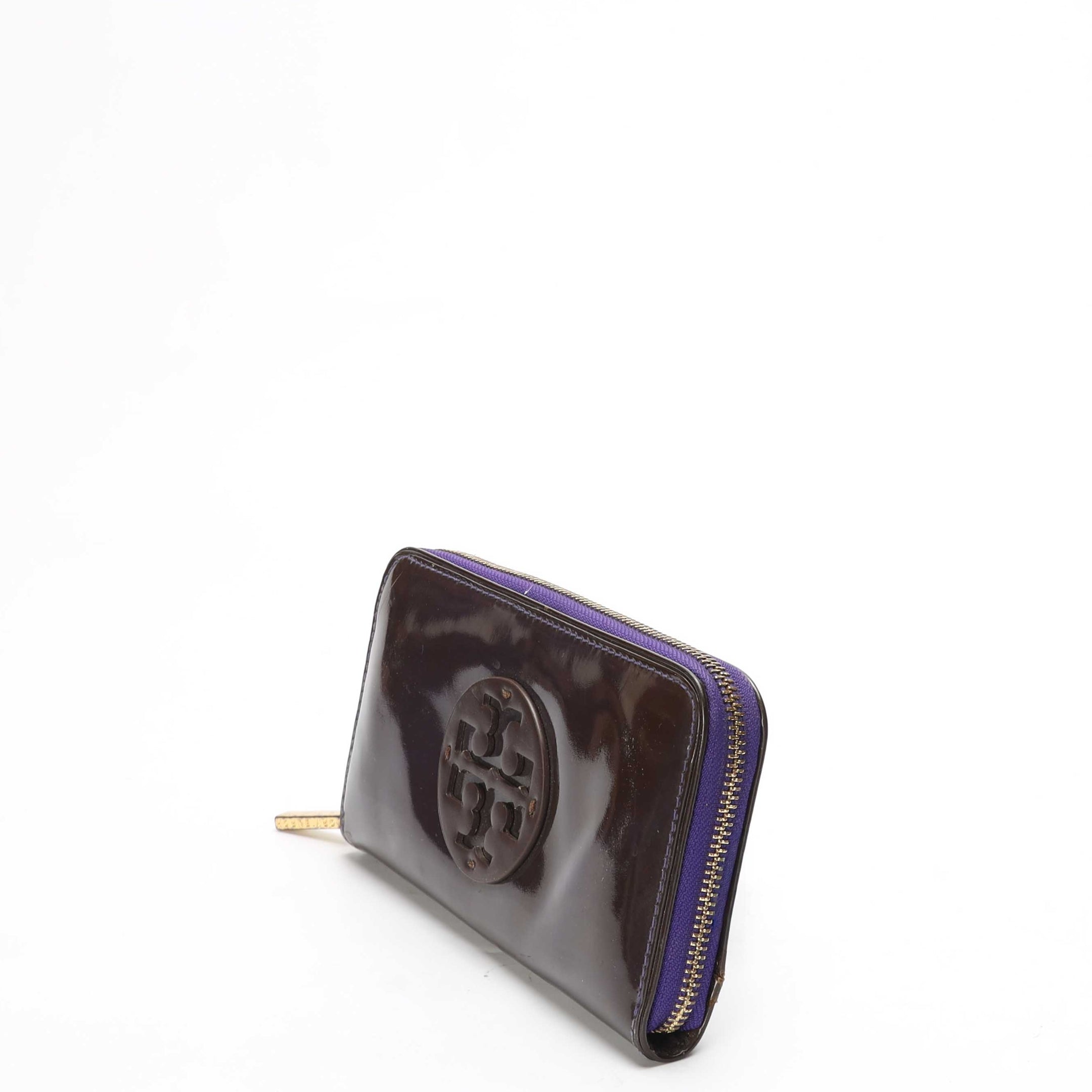 Tory Burch Black Zip Around Wallet