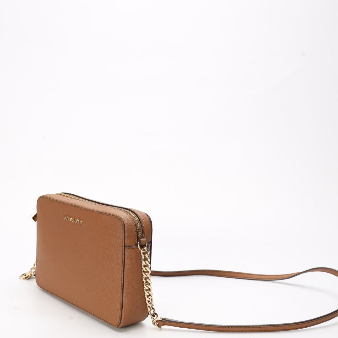 Michael Kors Tan Jet Set Crossbody Bag
