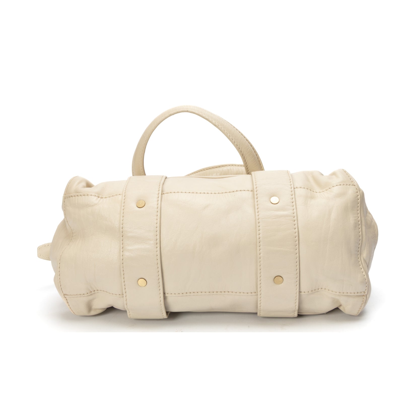 Jimmy Choo White Malena Satchel