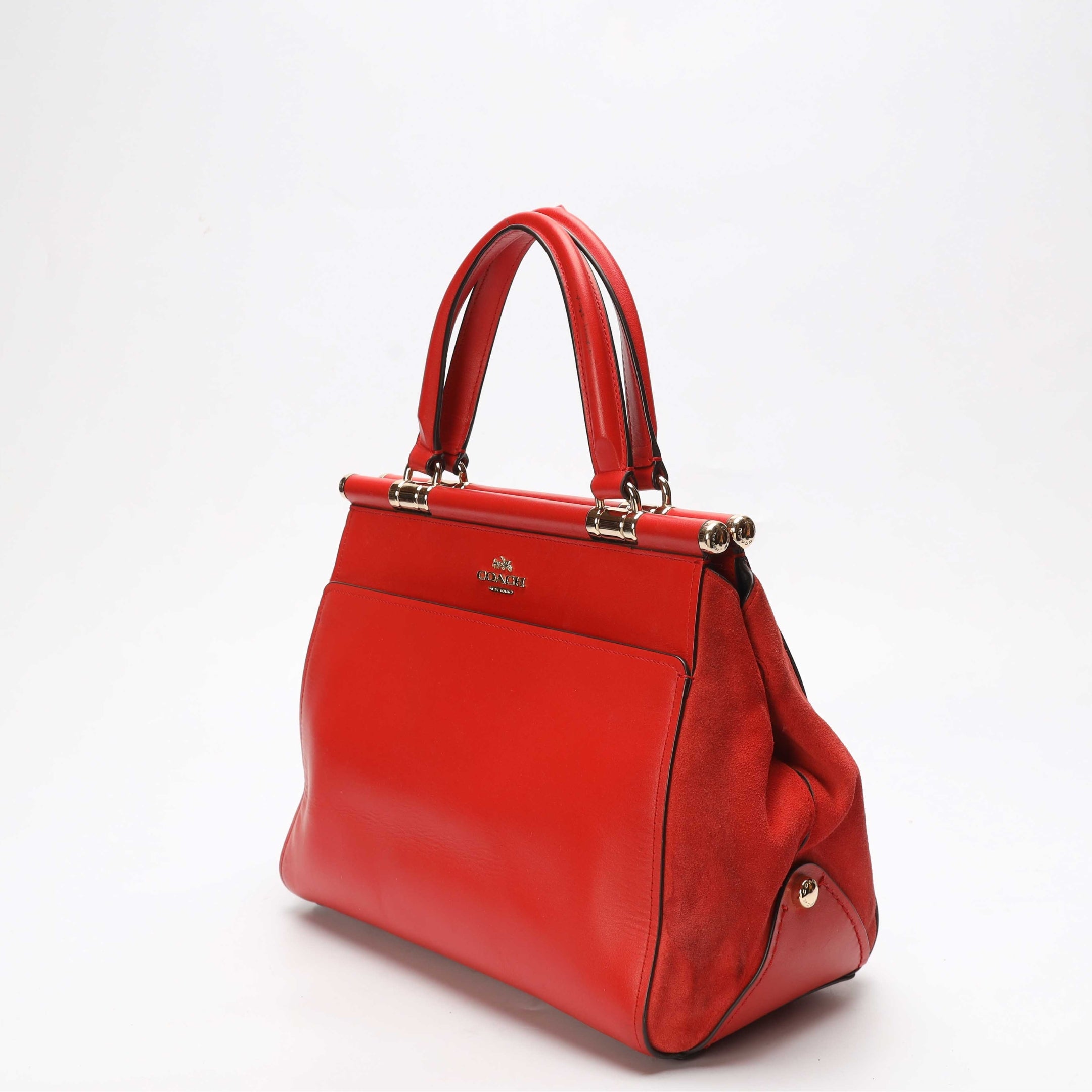 Coach Red Grace Convertible Satchel