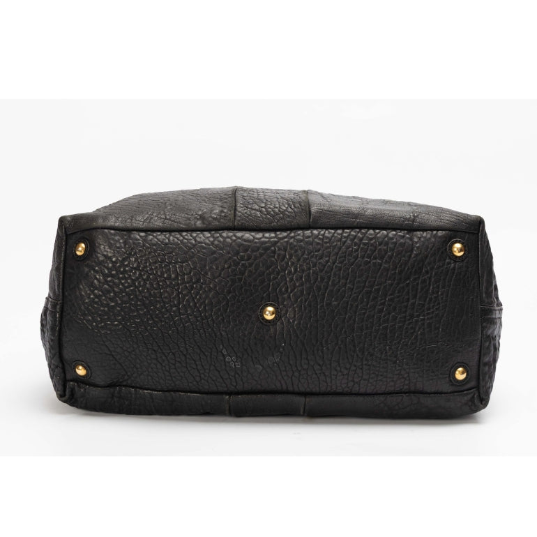 Yves Saint Laurent Black Leather Easy Y Boston Bag