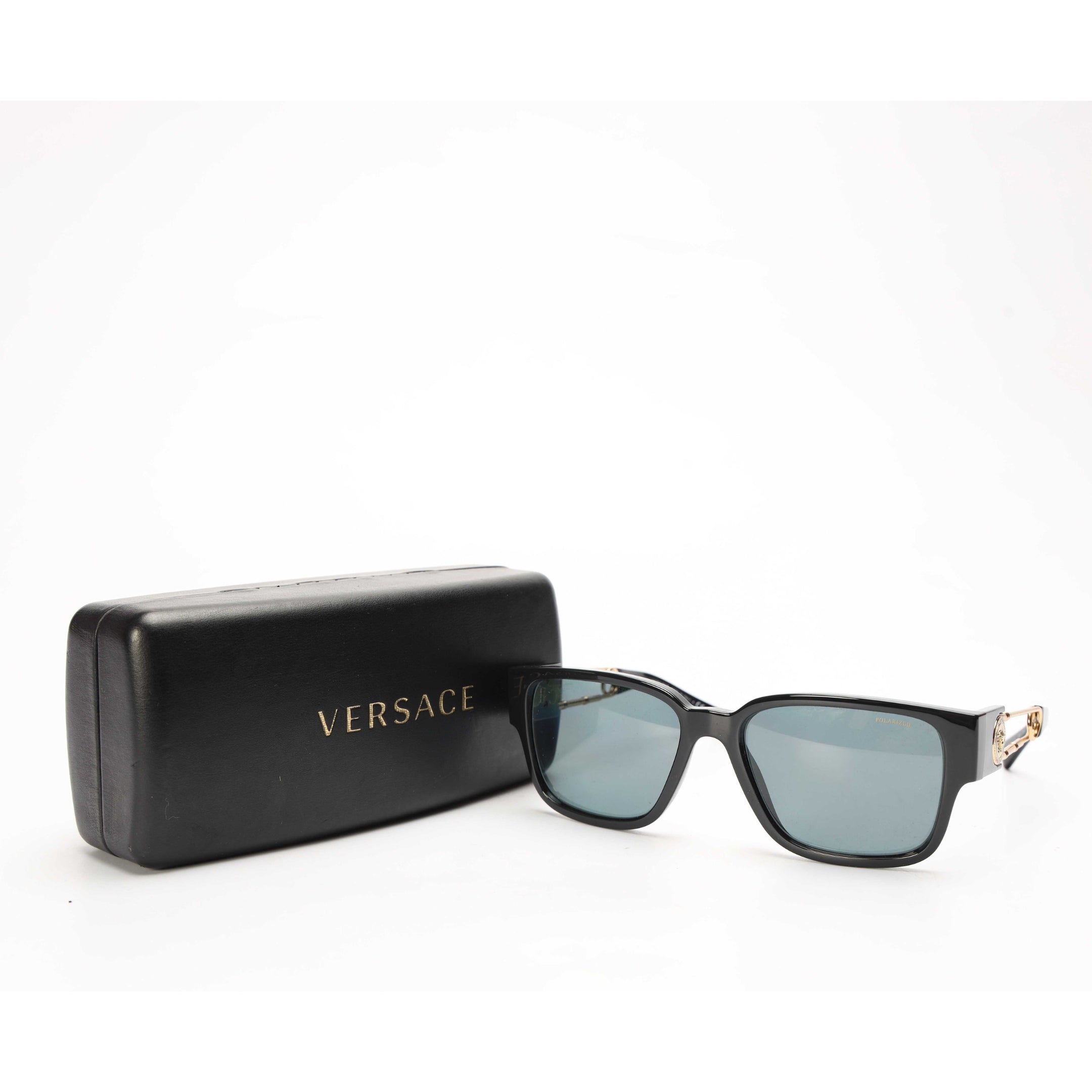 Versace Full-Rim Rectangular Sunglasses