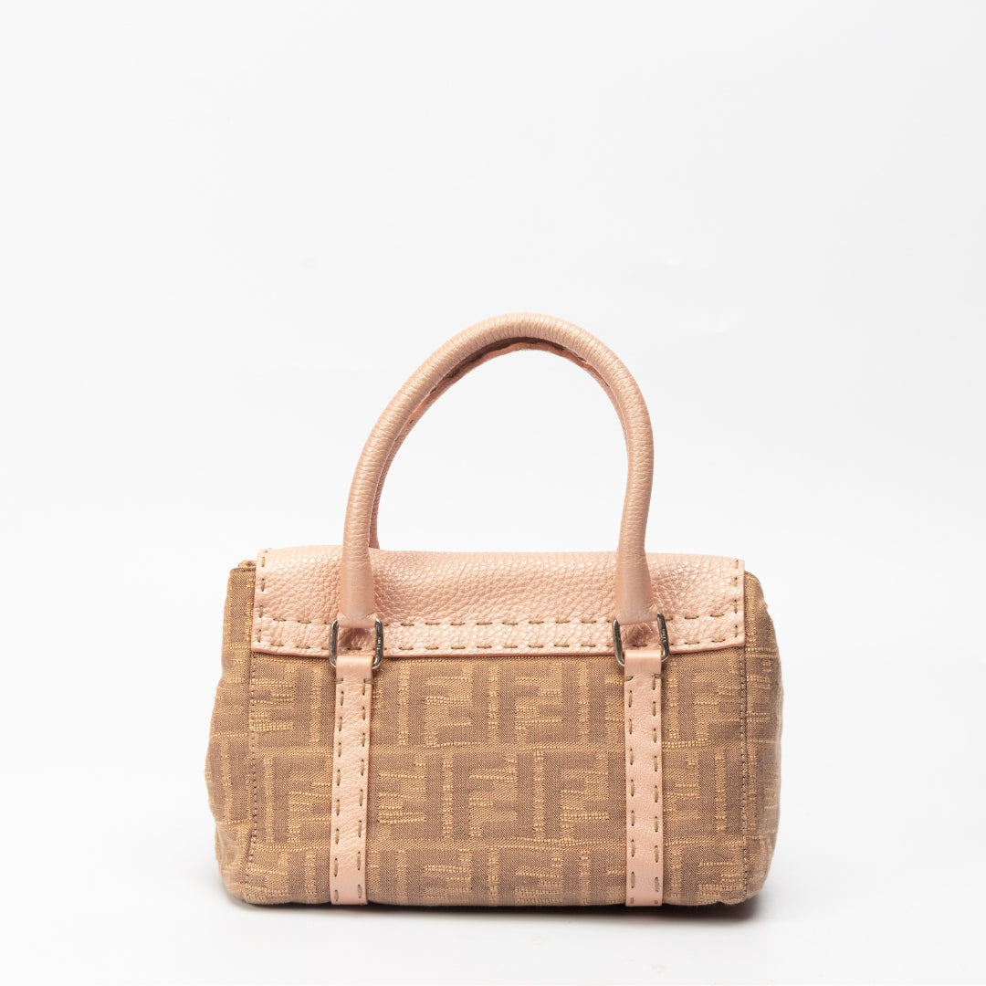 Fendi Linda Zucca Jacquard Handbag