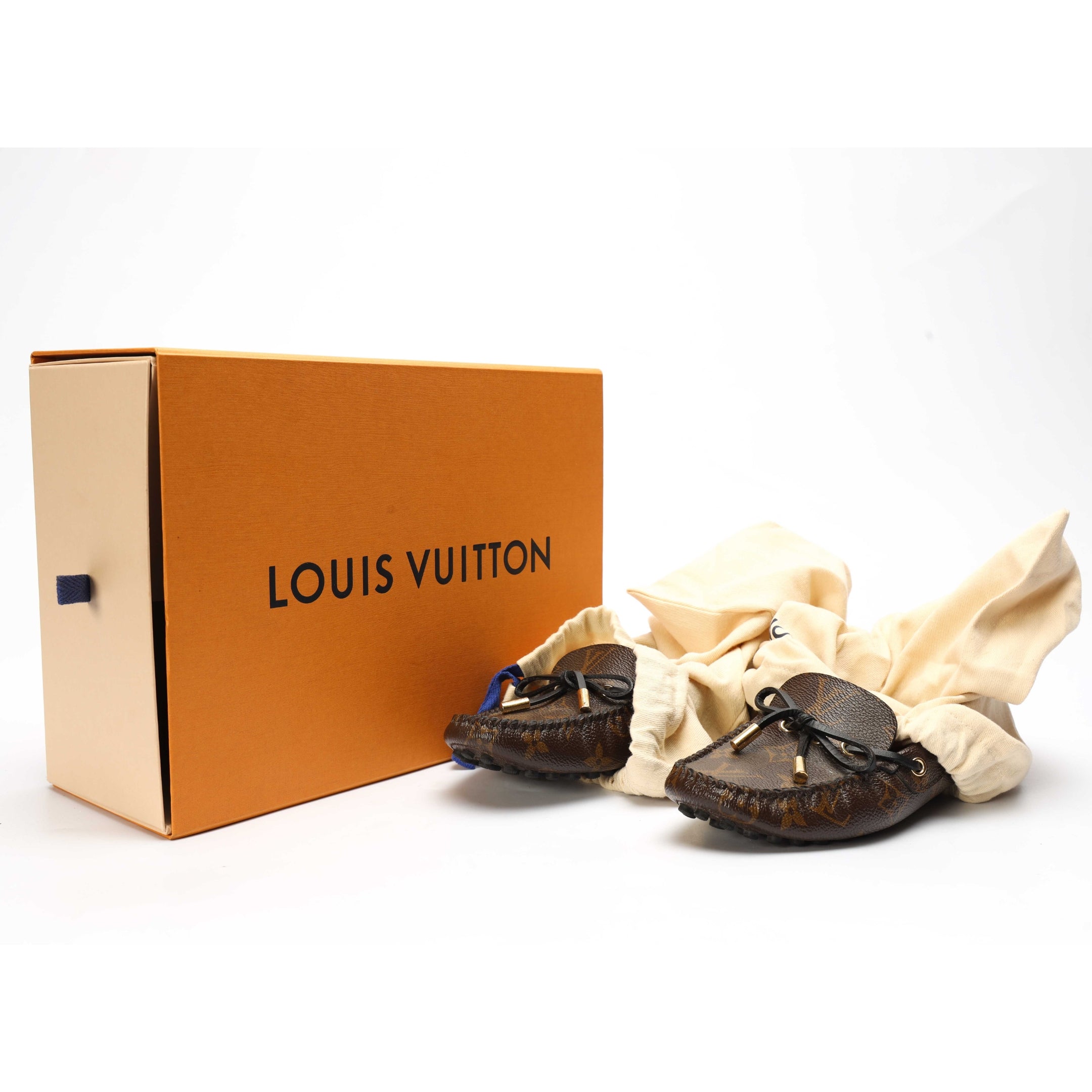 Louis Vuitton Brown Gloria Flat Loafers