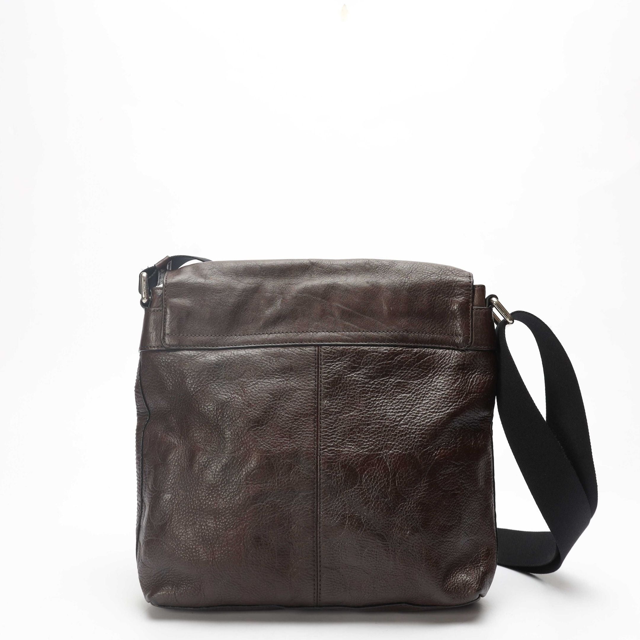 Coach Brown Flap Messenger Bag