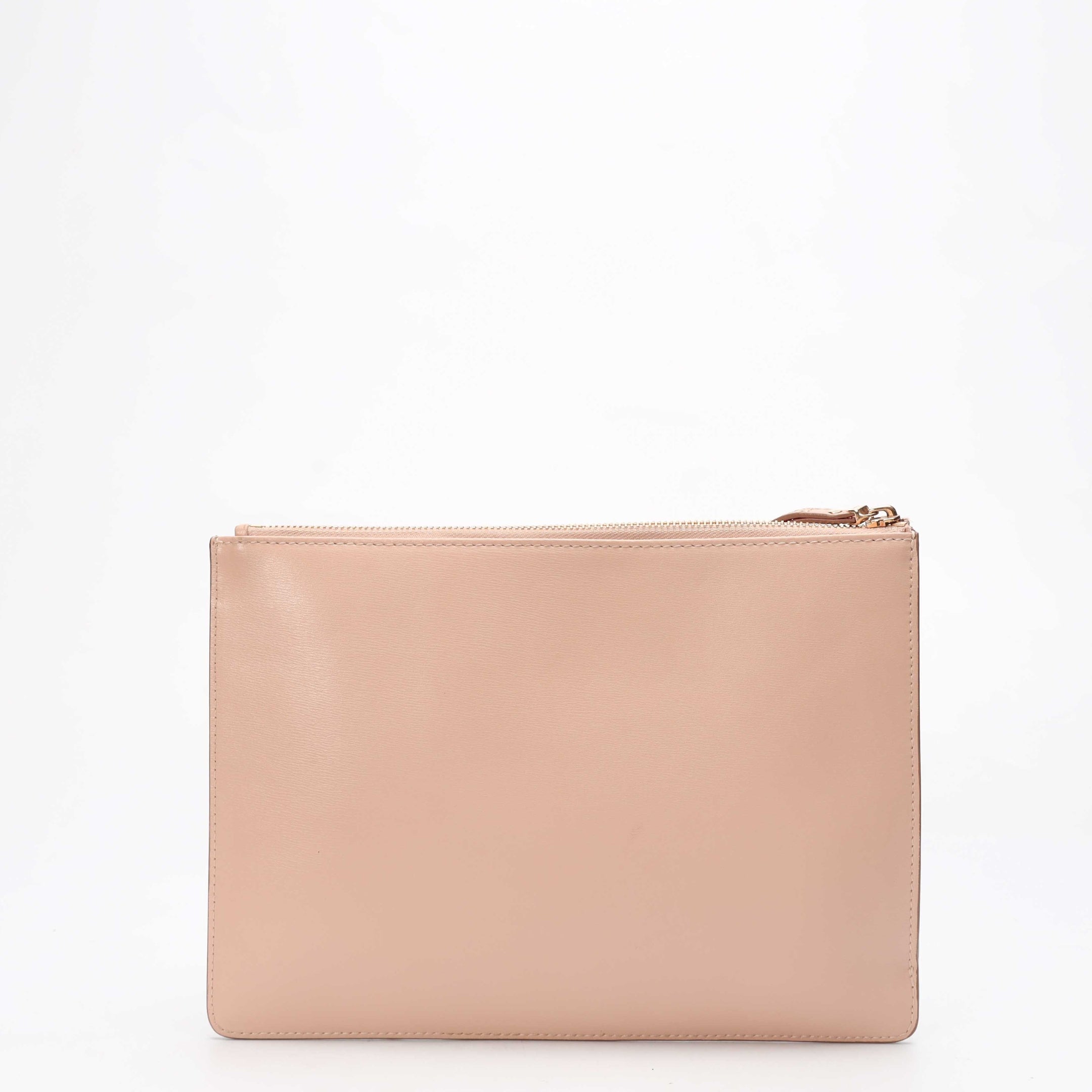 Salvatore Ferragamo Pink Gancini Wristlet Zip Pouch