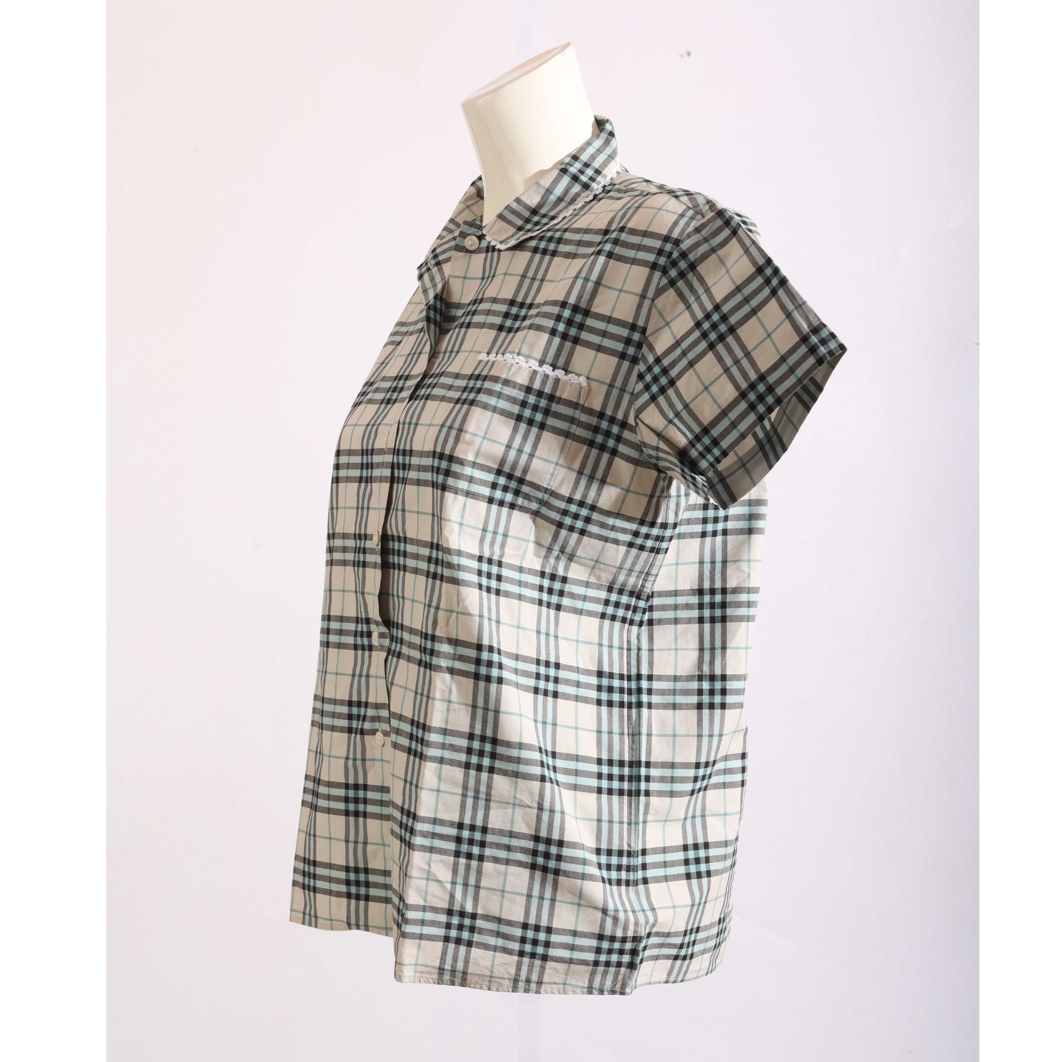 Burberry Regular Fit Check Cotton Shirt