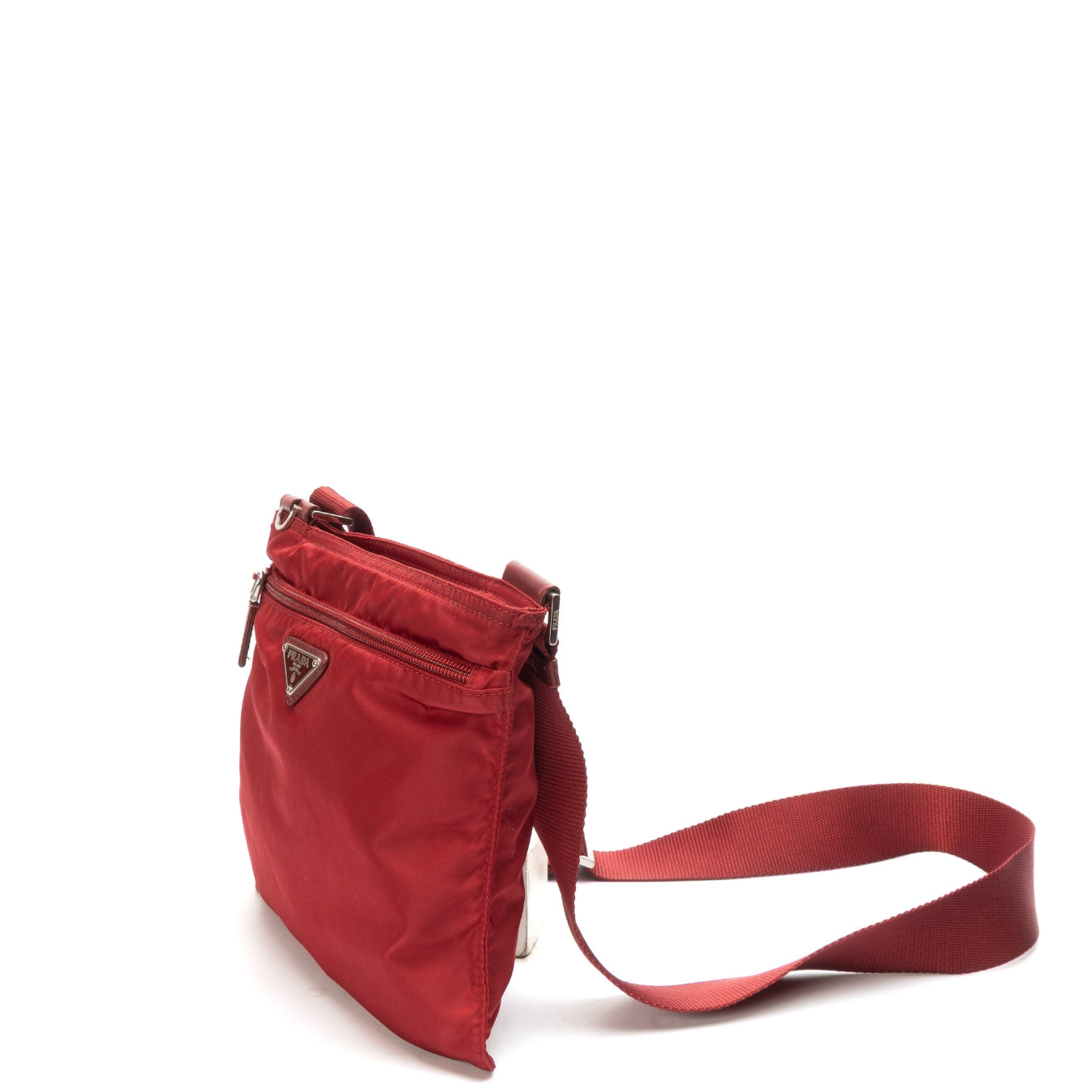 Prada Re-Nylon Red Crossbody Bag