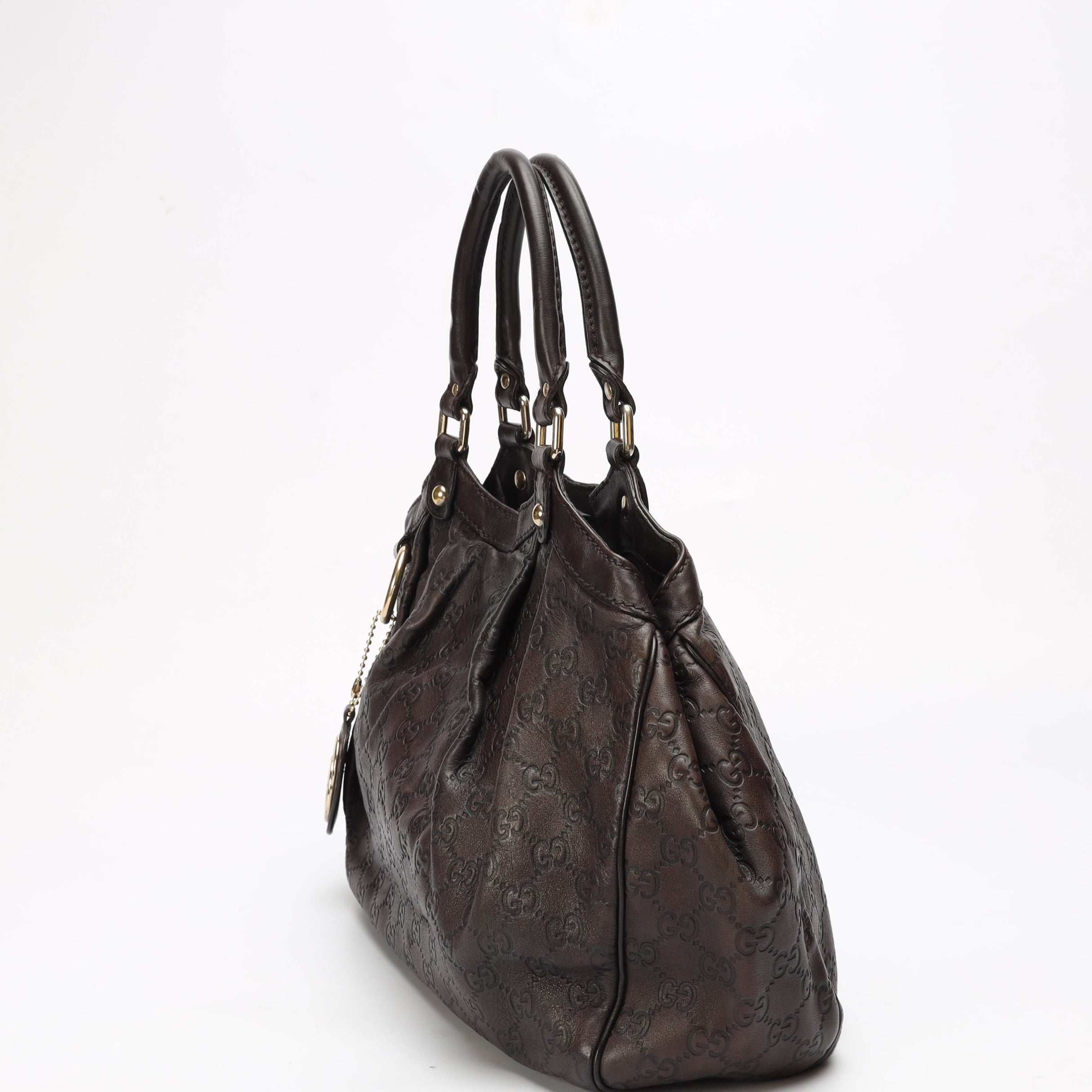 Gucci Brown Guccissima Large Sukey Tote