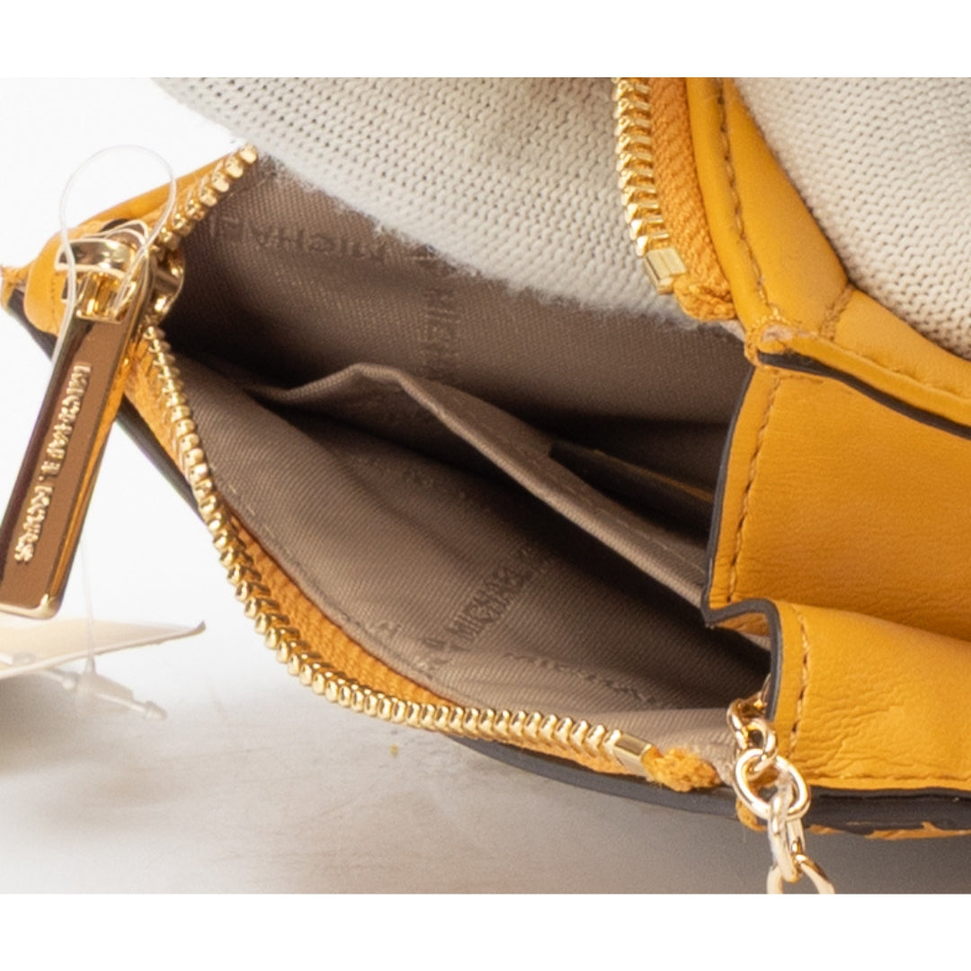 Michael Kors Yellow Zippy Wallet