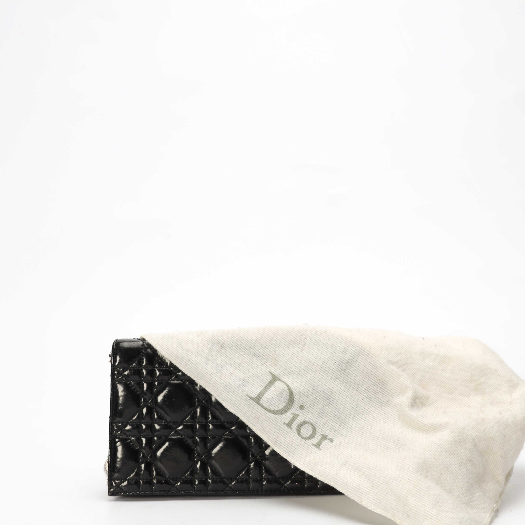 Christian Dior Lady Dior Chain Clutch