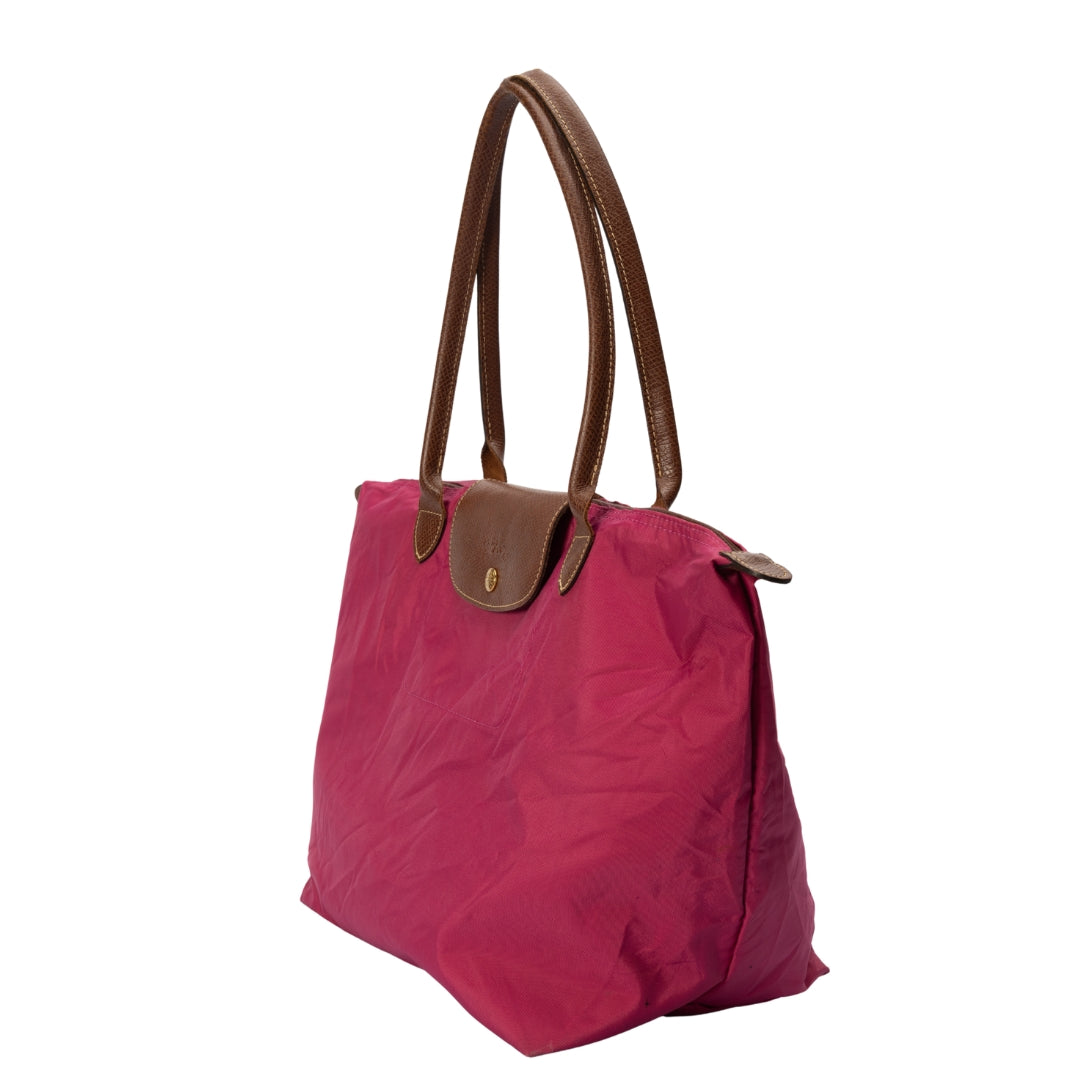 Longchamp Pink Nylon Le Pliage Tote