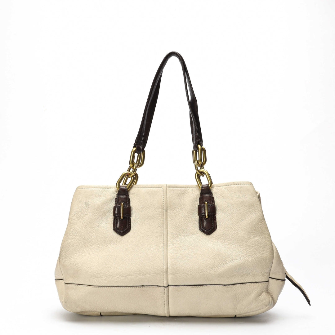 Coach White Jayden Carryall Satchel