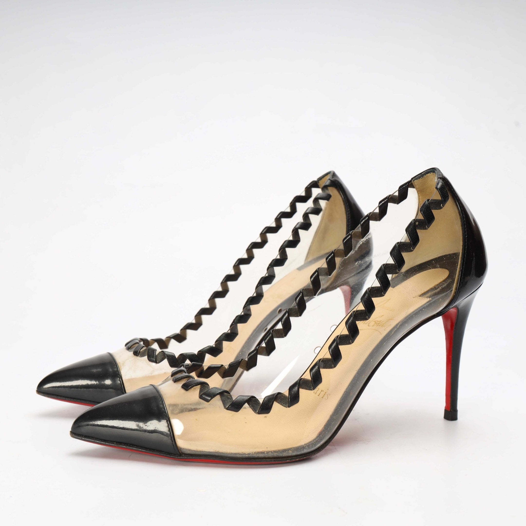 Christian Louboutin Black Pointed Toe Pumps