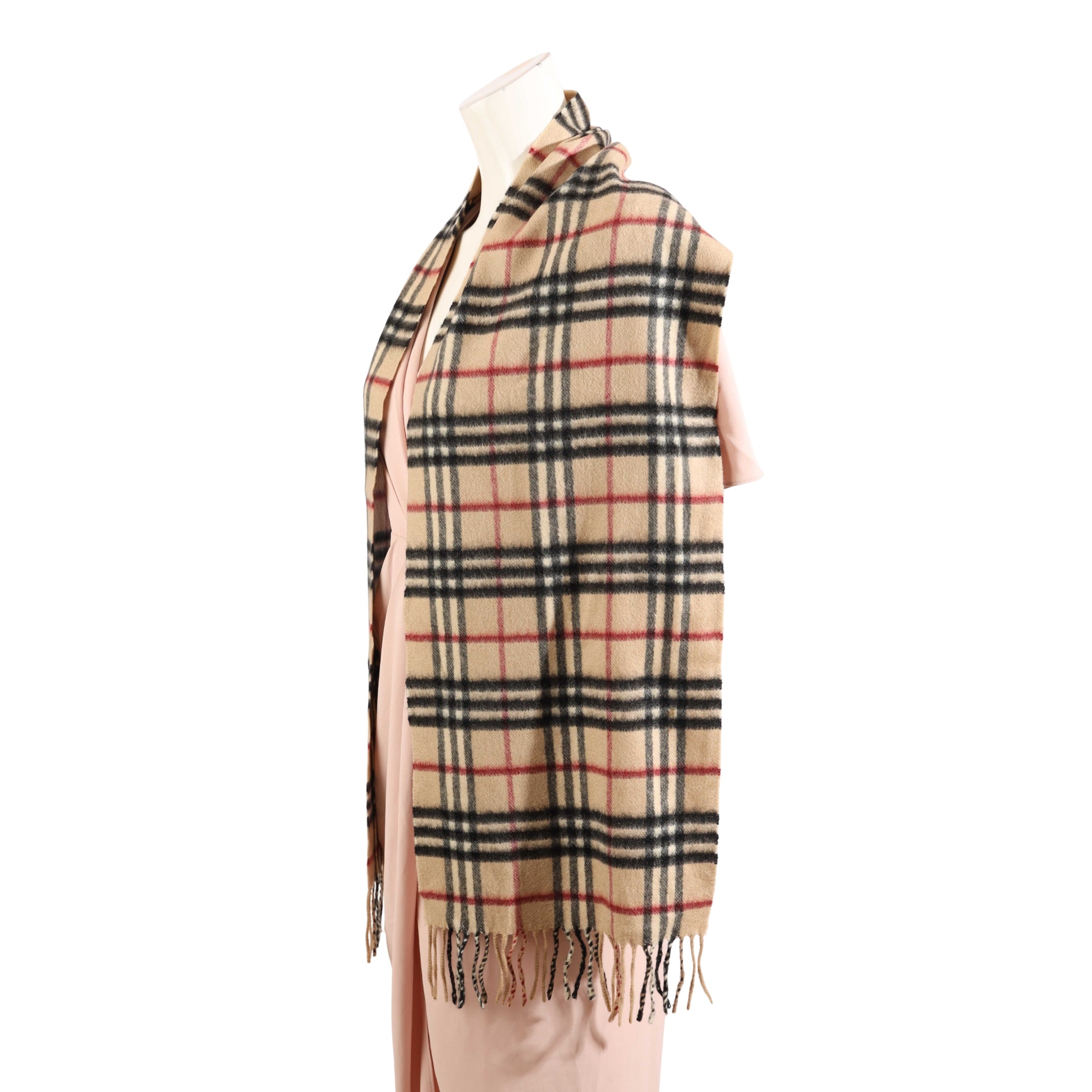 Burberry Check Cashmere Scarf