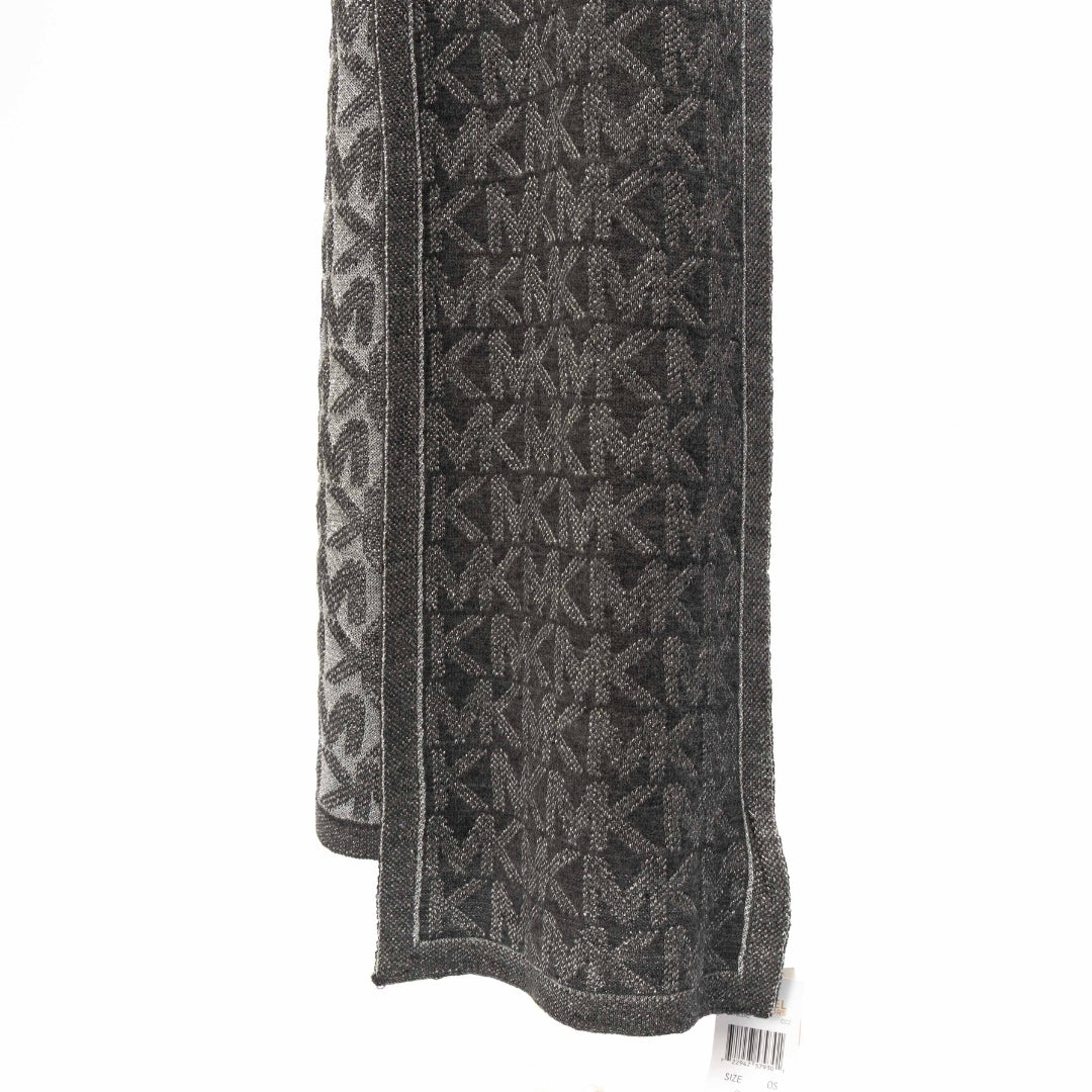 Michael Kors Grey Logo Scarf