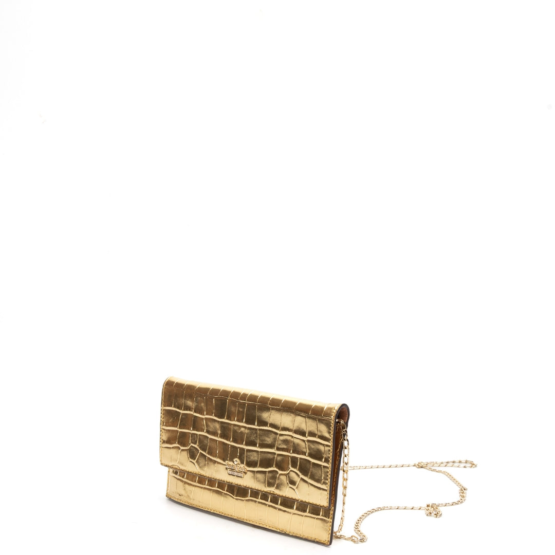 Kate Spade Golden Python Metallic Sling Bag