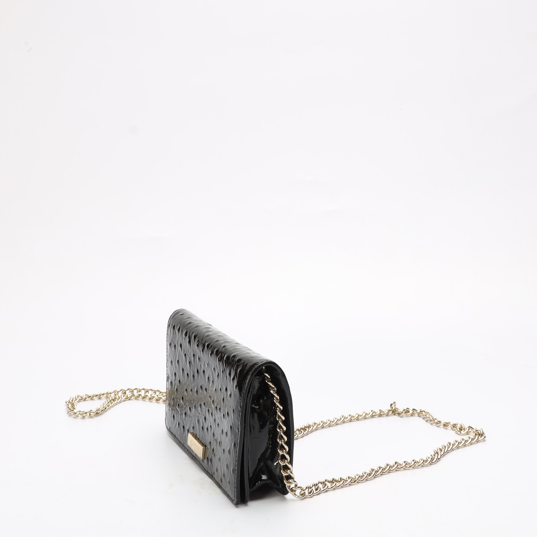 Kate Spade Ostrich Black Crossbody Bag