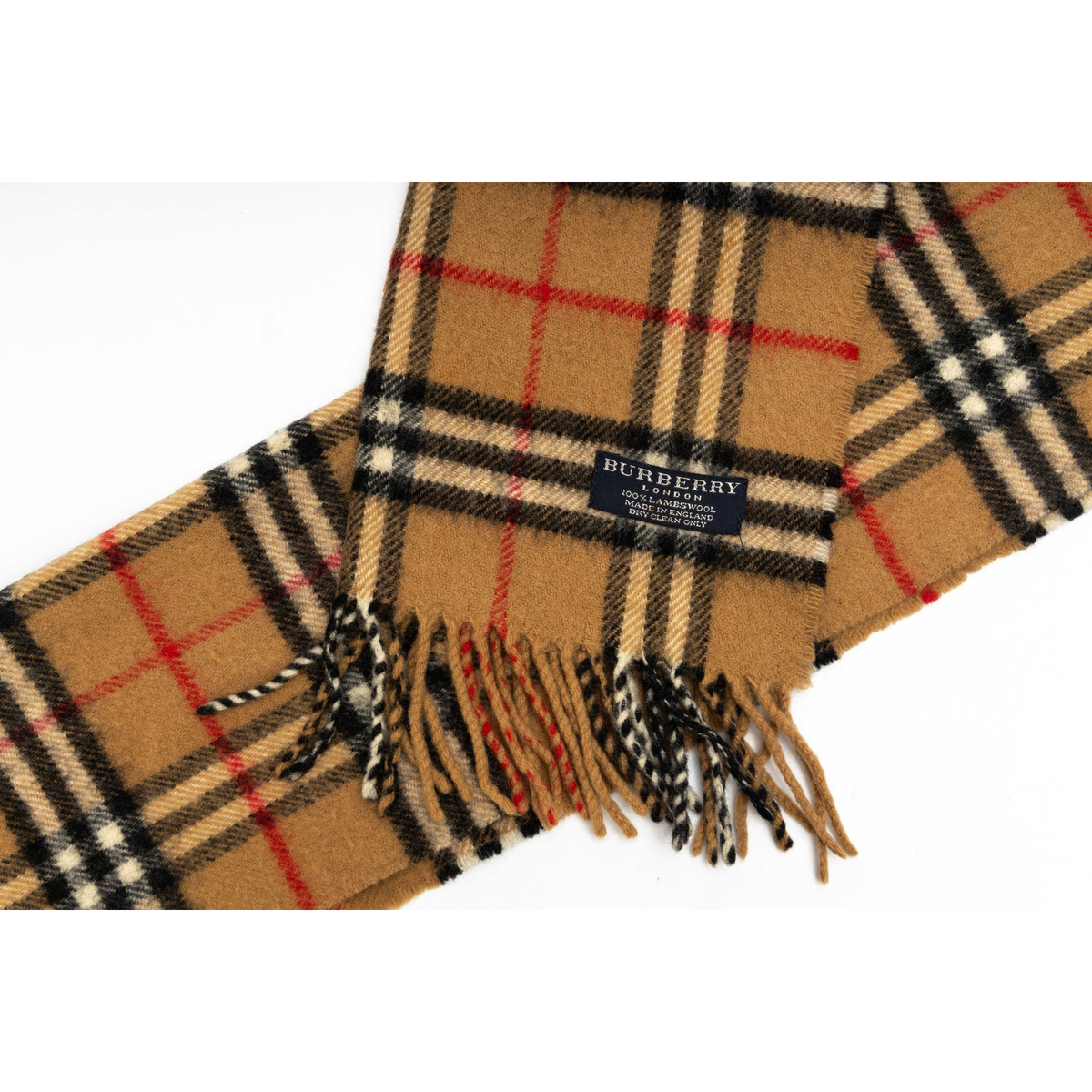 Burberry Check Cashmere Scarf