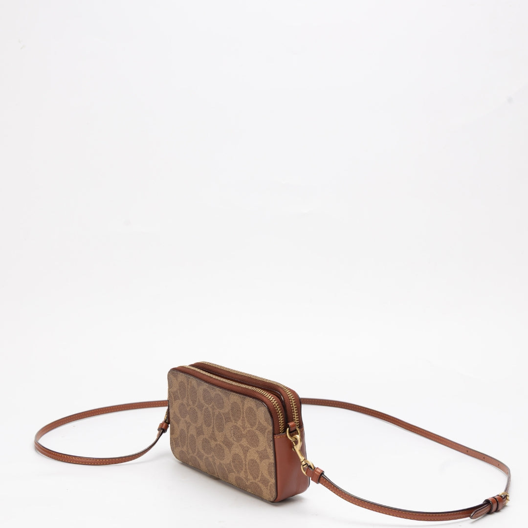 Coach Kira Colorblock Signature Canvas Crossbody Bag