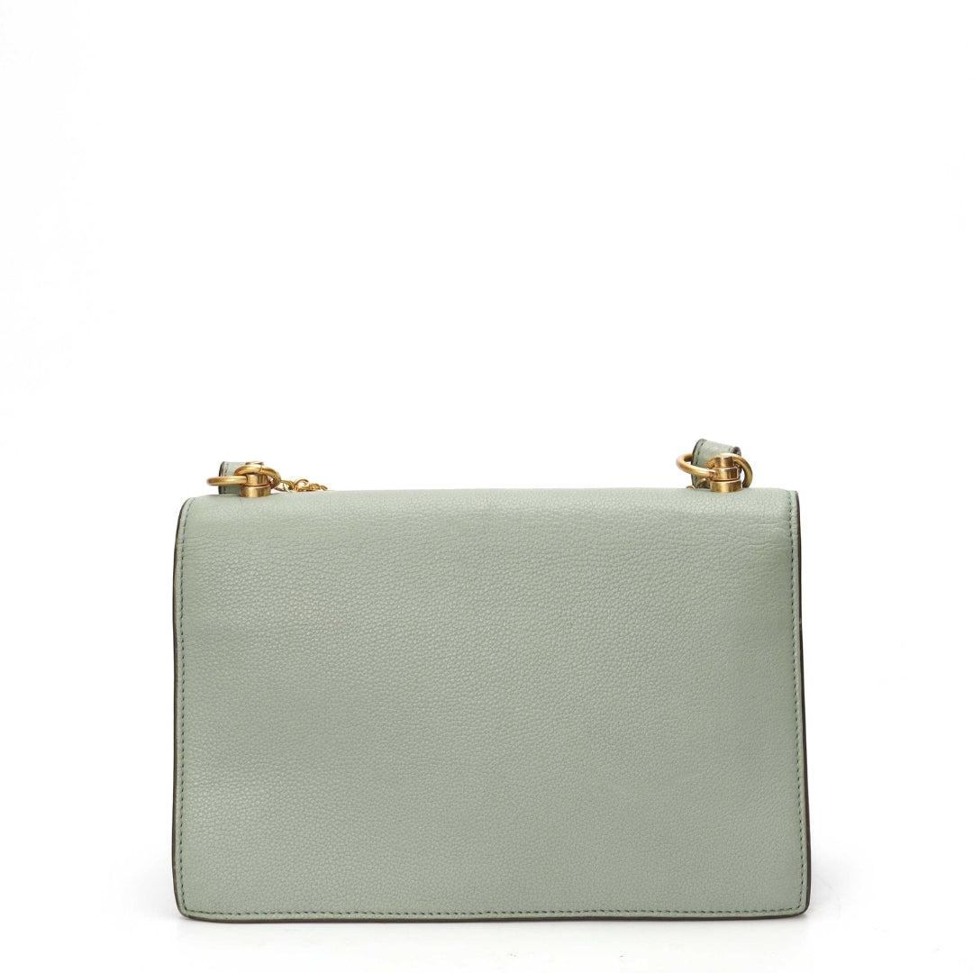 Tory Burch Blue Celadon Miller Shoulder Bag