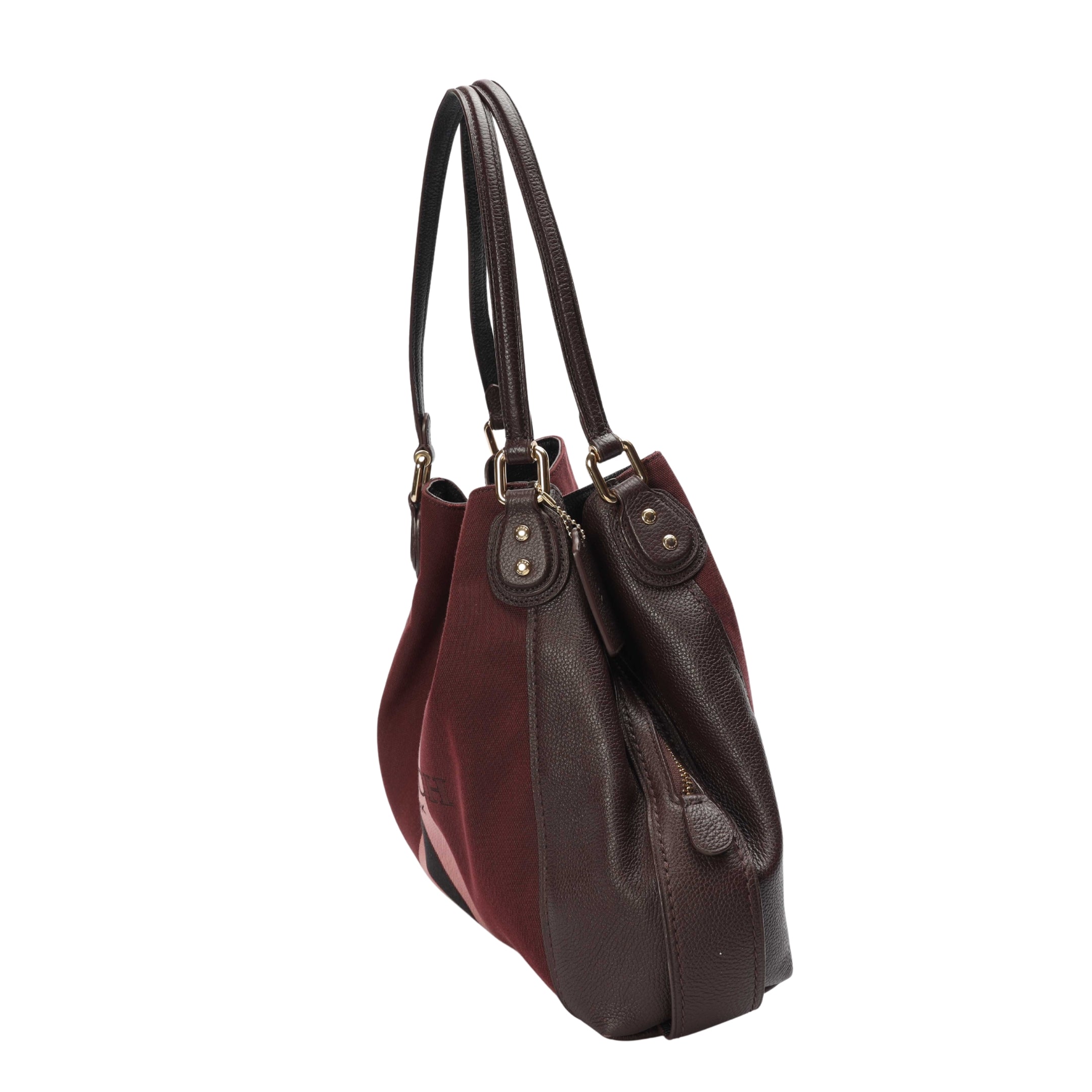 Coach Edie Maroon Shoulder Bag 31