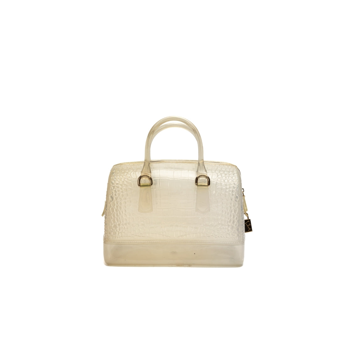 Furla Glossy Rubber Candy Satchel