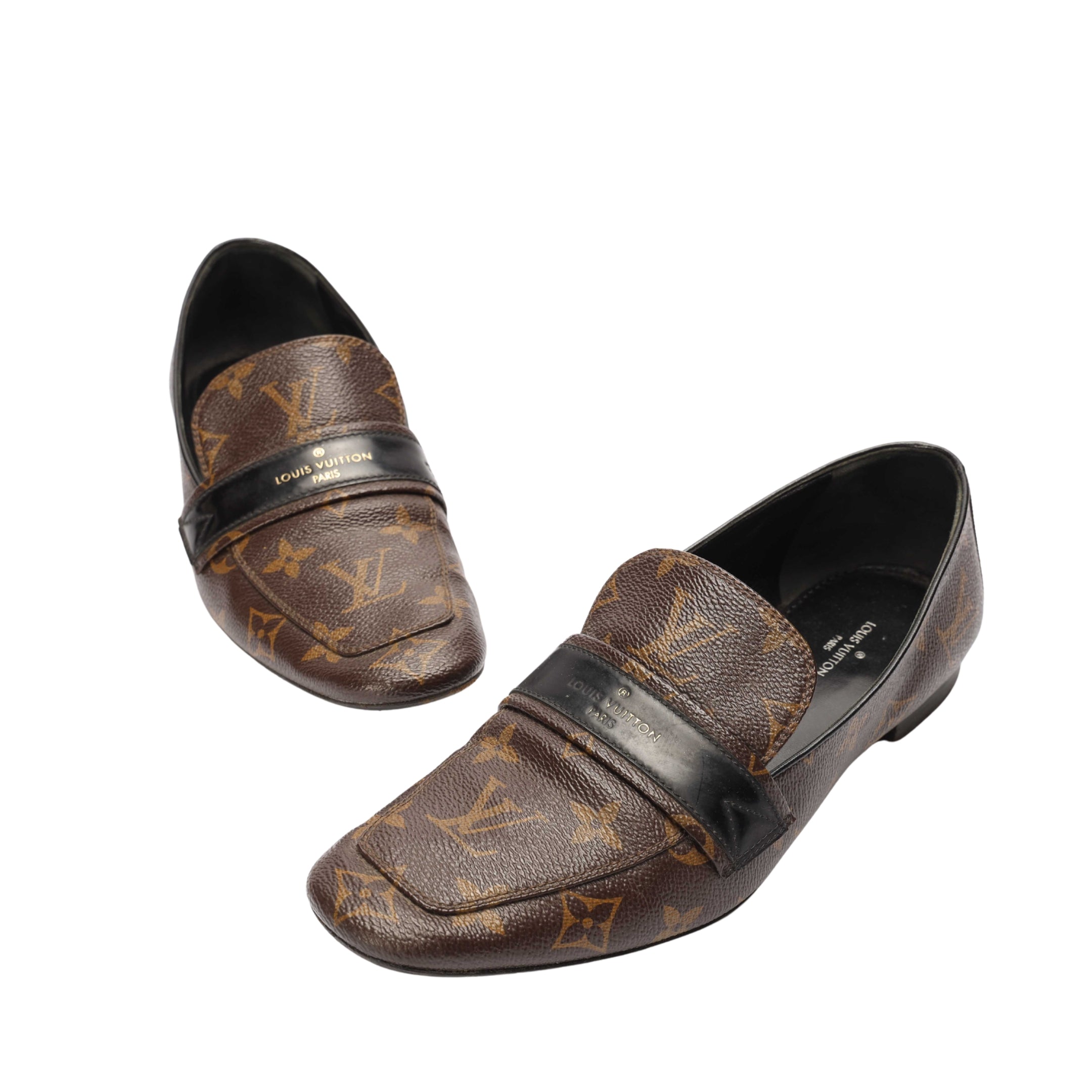 Louis Vuitton Monogram Canvas Upper Case Loafers