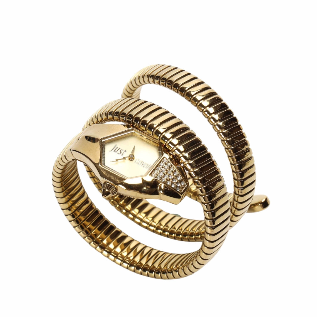 Just Cavalli Gold Plated Stainless Steel Watch
