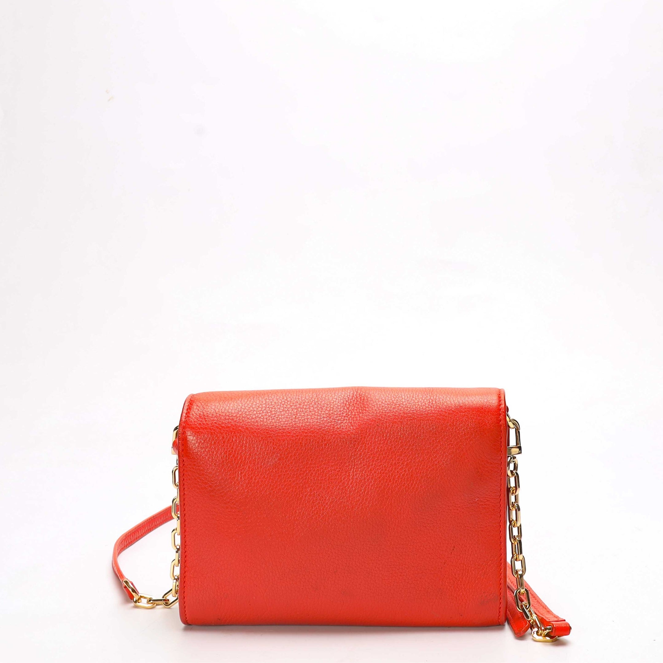 Tory Burch Britten Red Chain Crossbody Bag