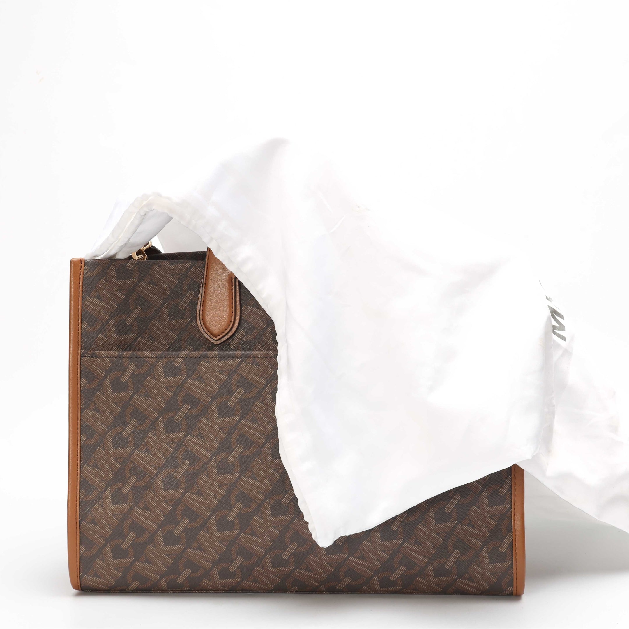Michael Kors Gigi Large Empire Signature Logo Tote Bag