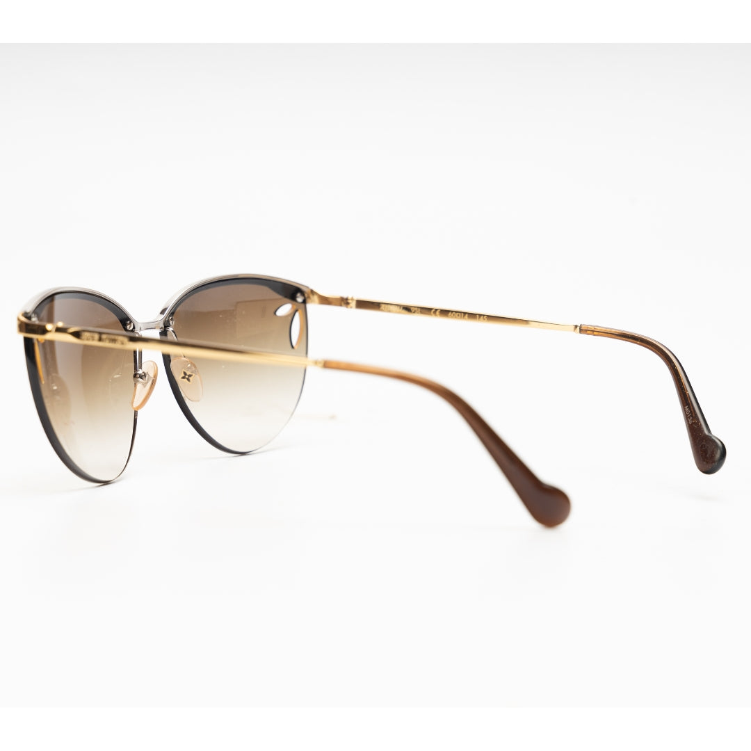 Louis Vuitton Lila Metal Pierced Lens Sunglasses