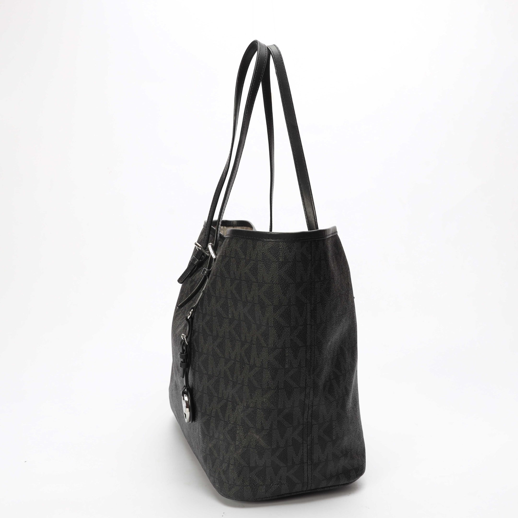 Michael Kors Black Jet Set Logo Tote Bag