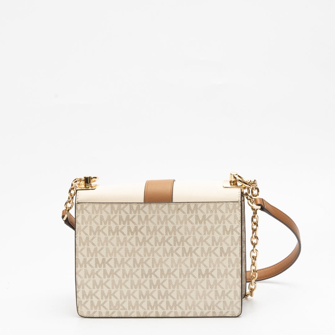Michael Kors Greenwich Logo Saffiano Leather Crossbody Bag