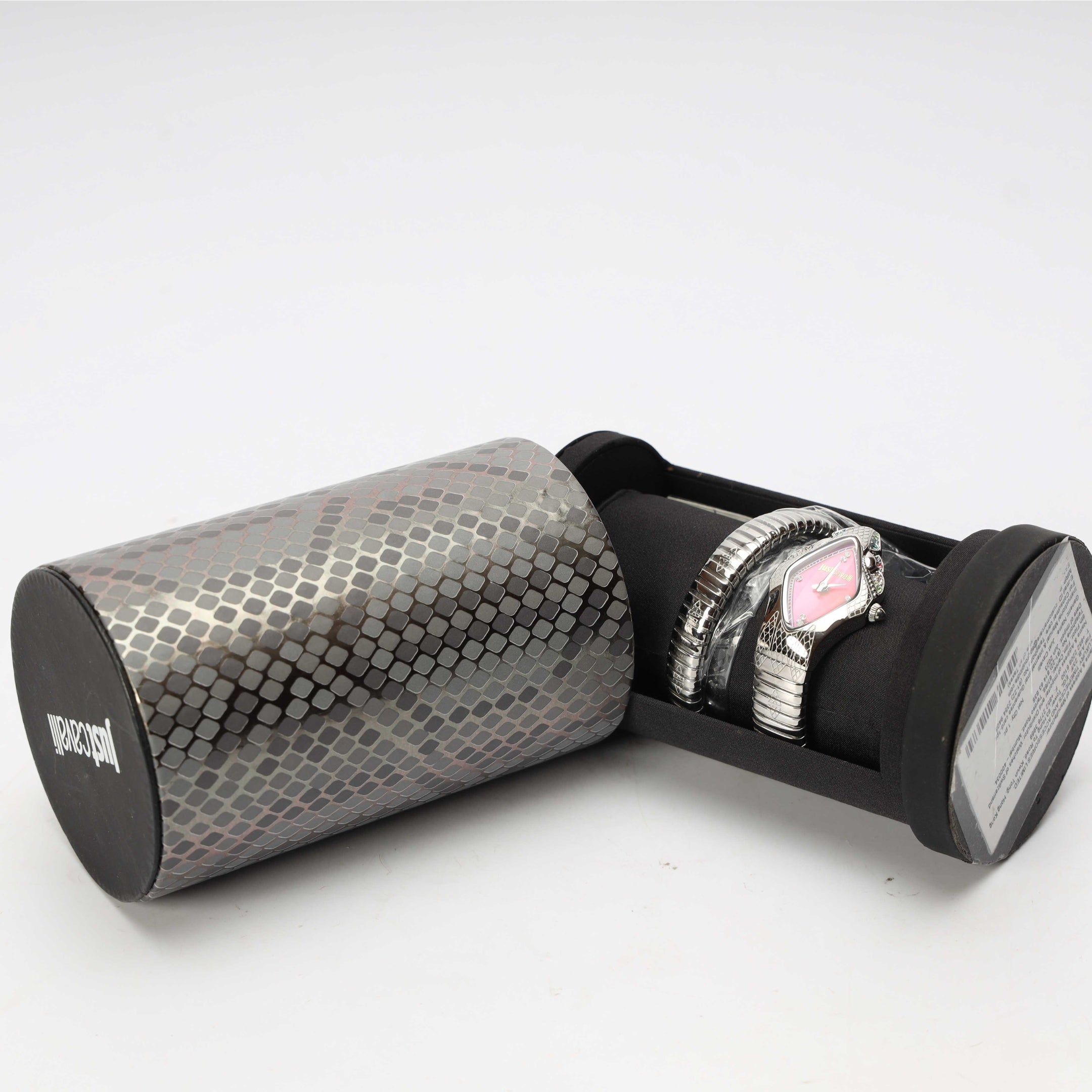 Just Cavalli Silver Ferocious Analogue Watch