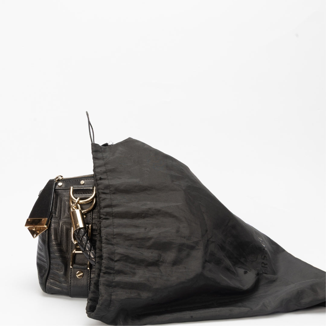 Gianni Versace Couture Quilted Satchel