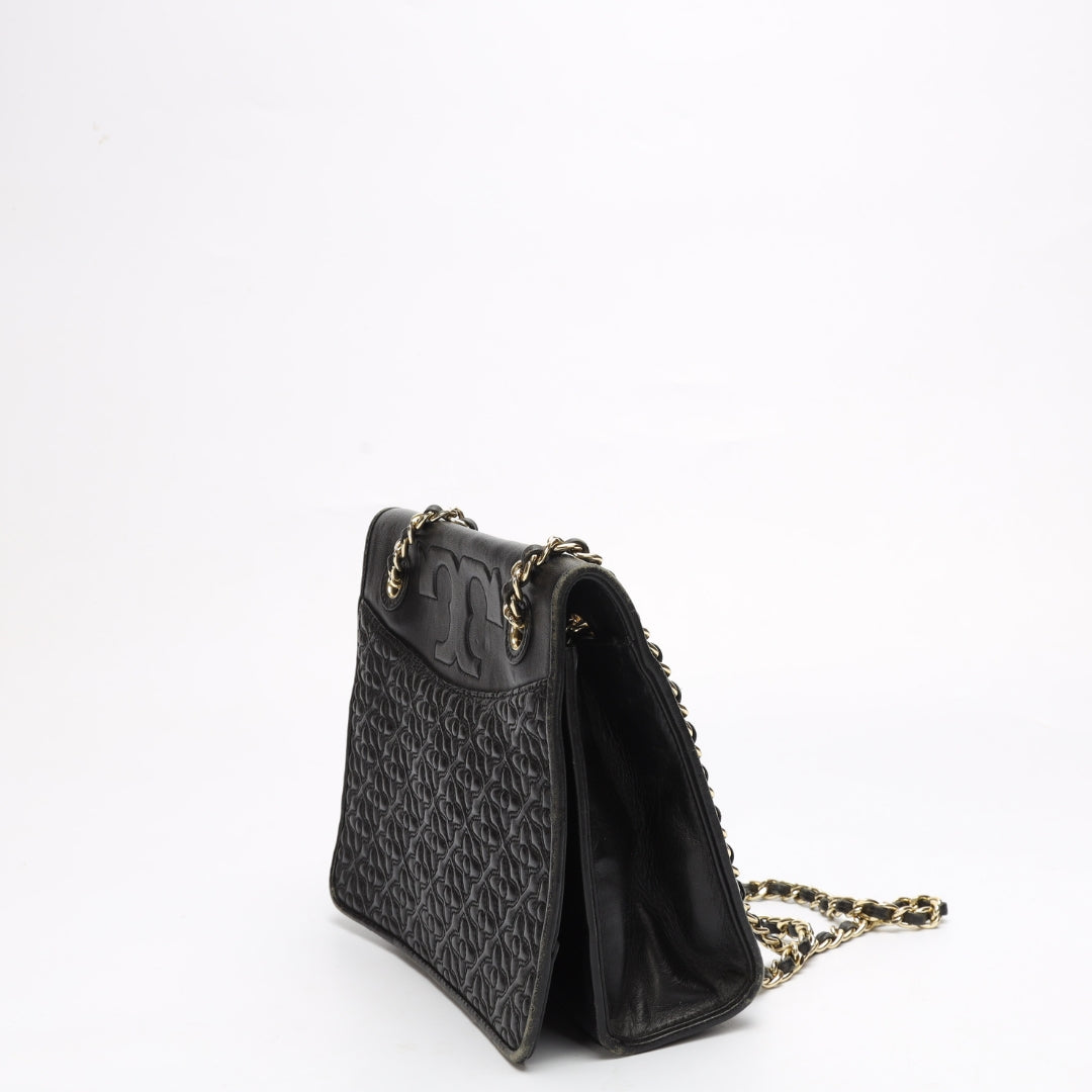 Tory Burch Fleming Black Crossbody Bag