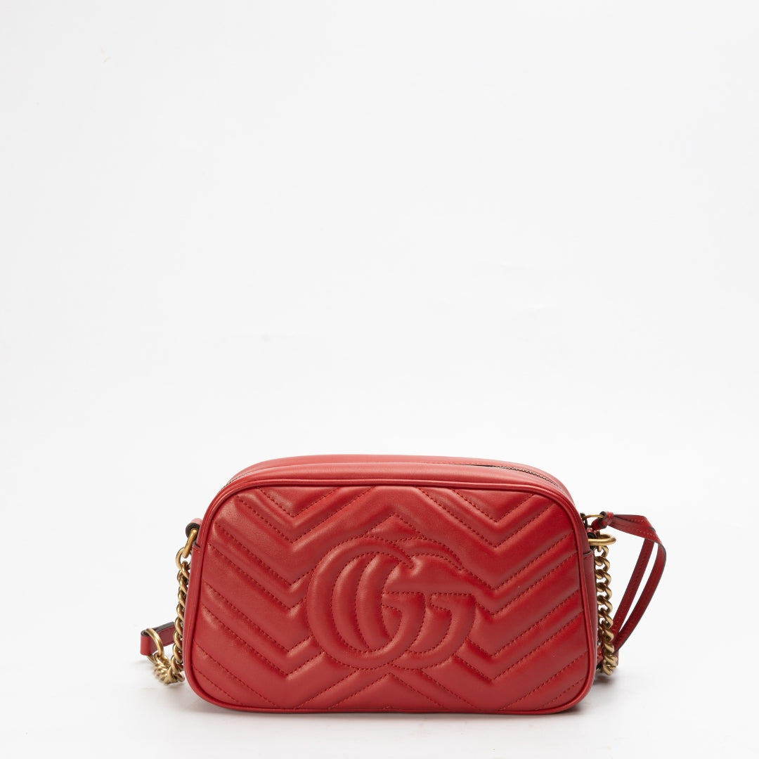 GG Marmont Red Medium Shoulder Bag