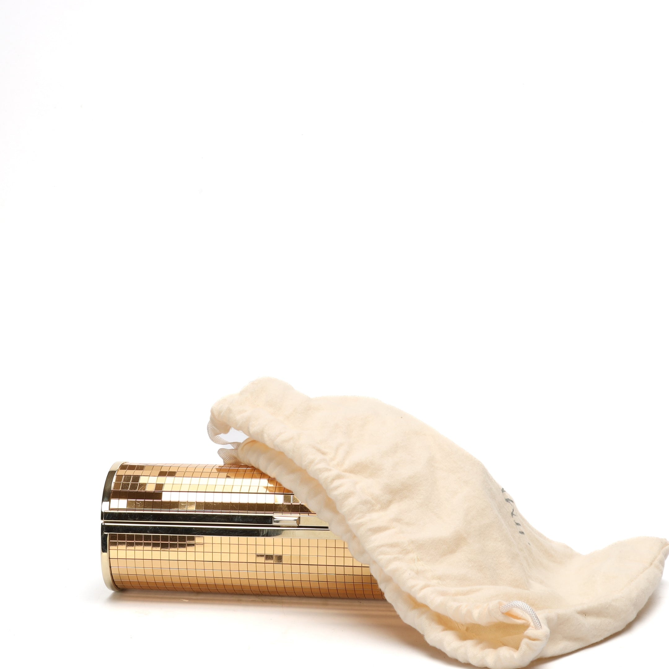 Jimmy Choo Cosma Gold Bar Clutch