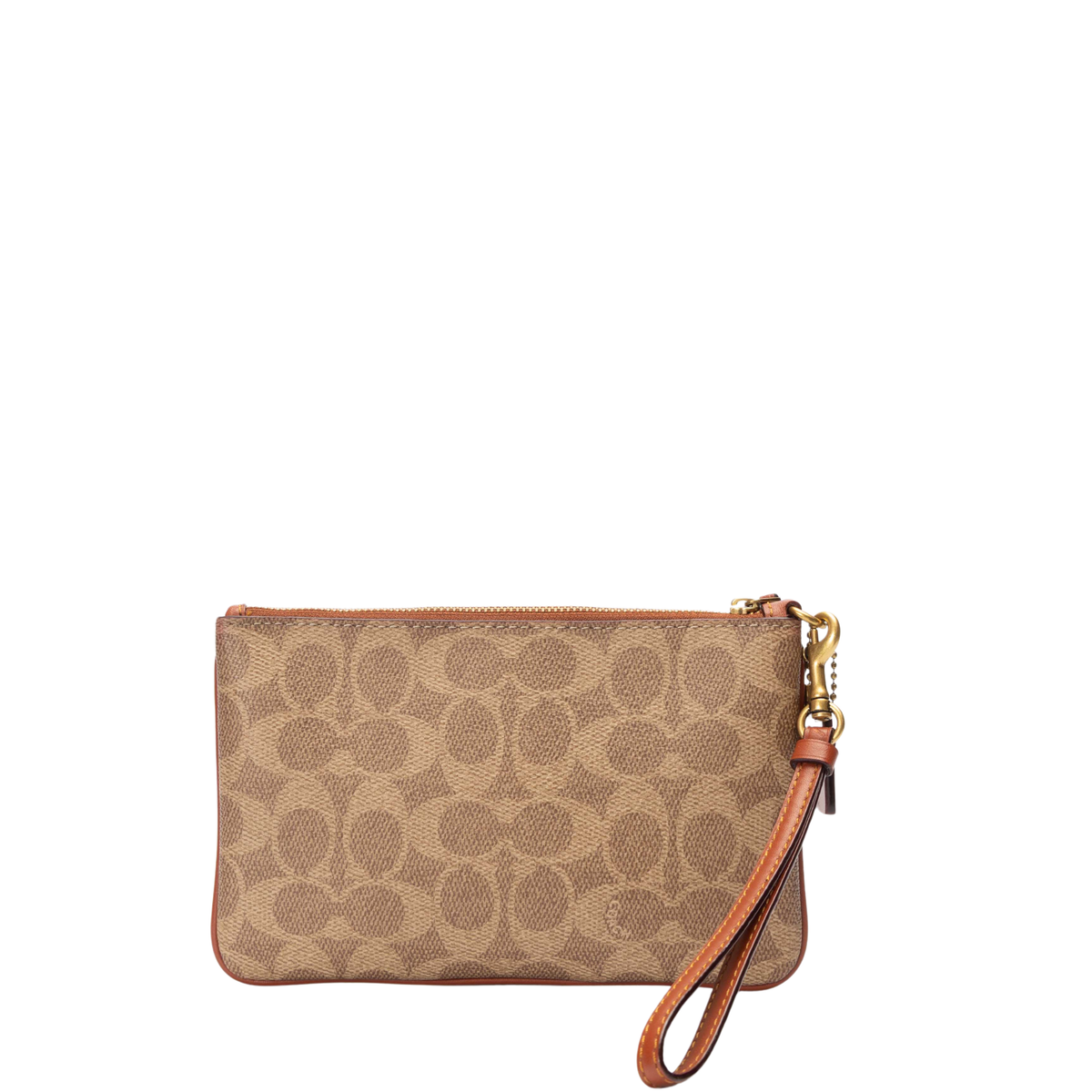 Coach Signature Logo Wristlet