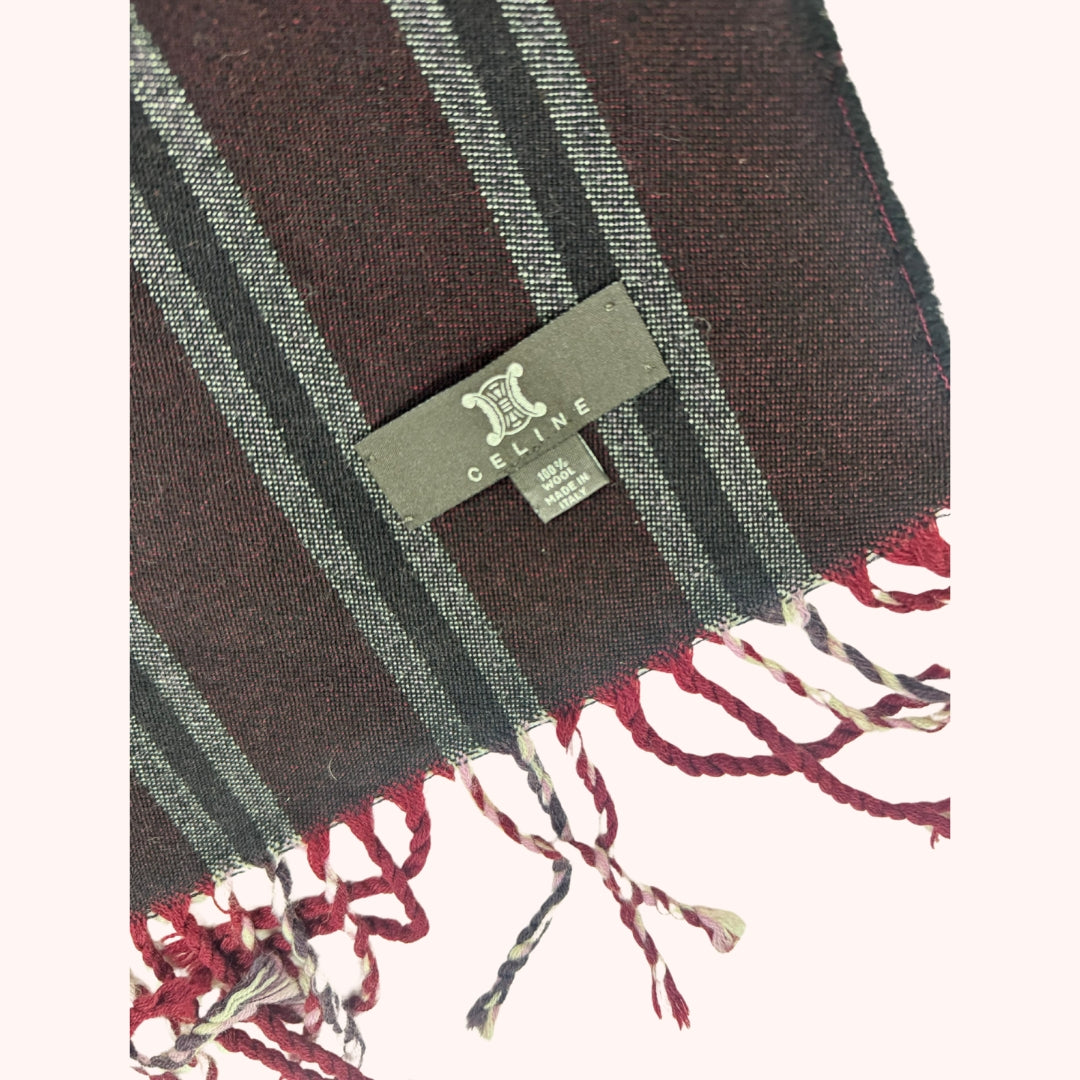 Celine Stripe Scarf