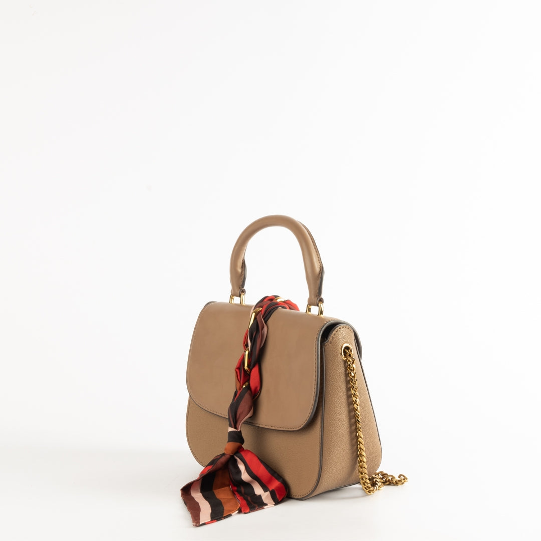 Charles & Keith Scarf Buckle Crossbody Bag
