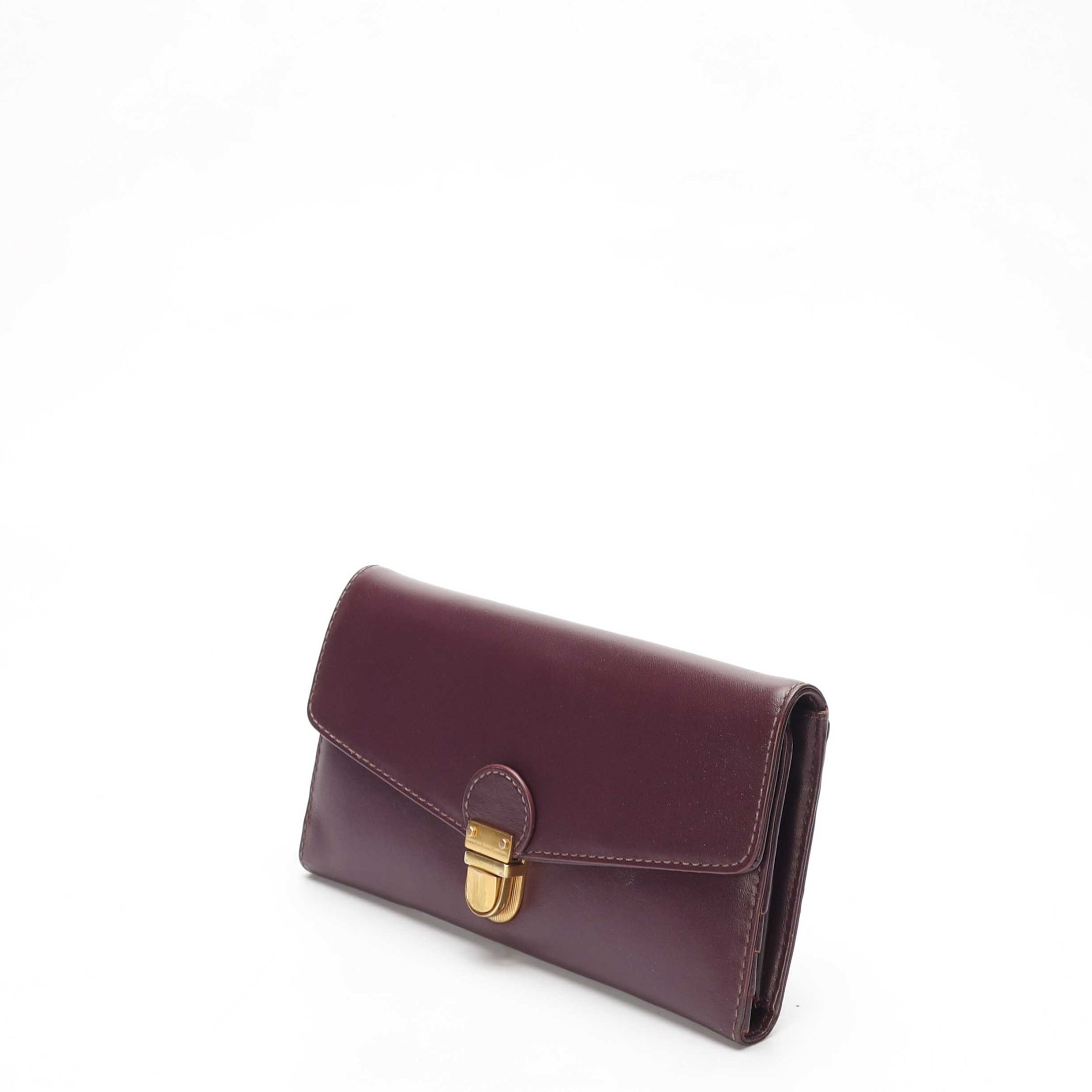 Marc By Marc Jacobs Burgundy Leather Wallet