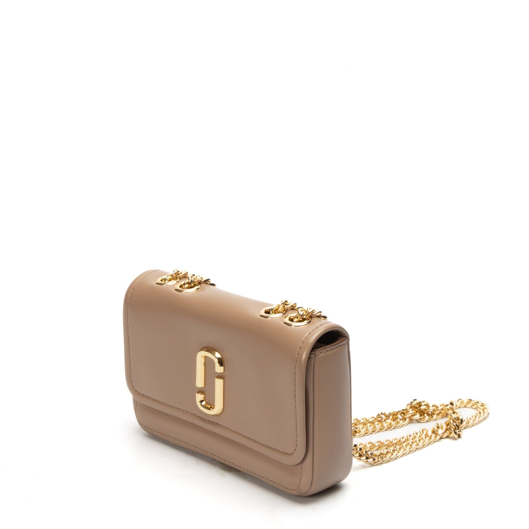 Marc Jacobs Glamshot Beige Crossbody Bag