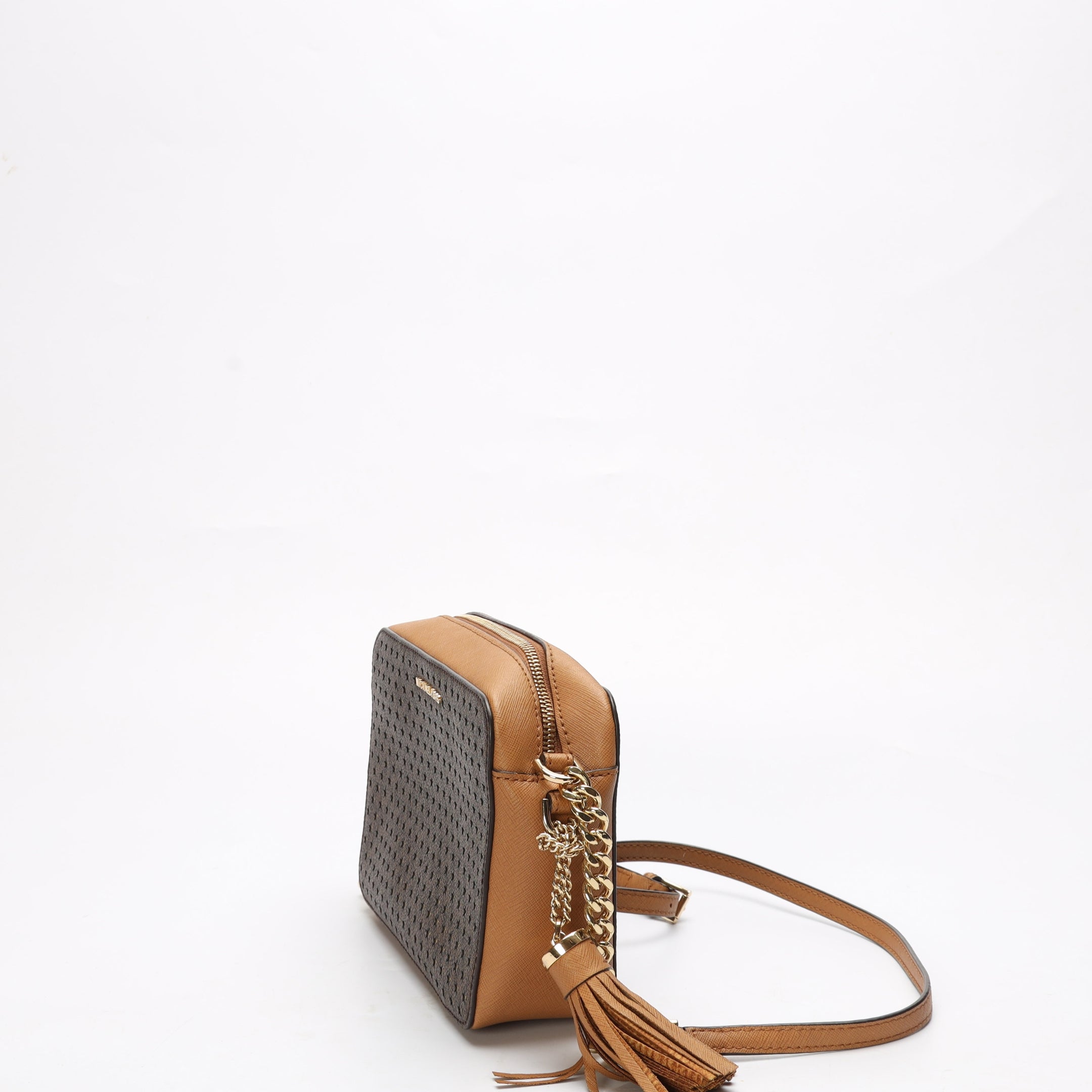 Michael Kors Ginny Star Canvas Crossbody Bag