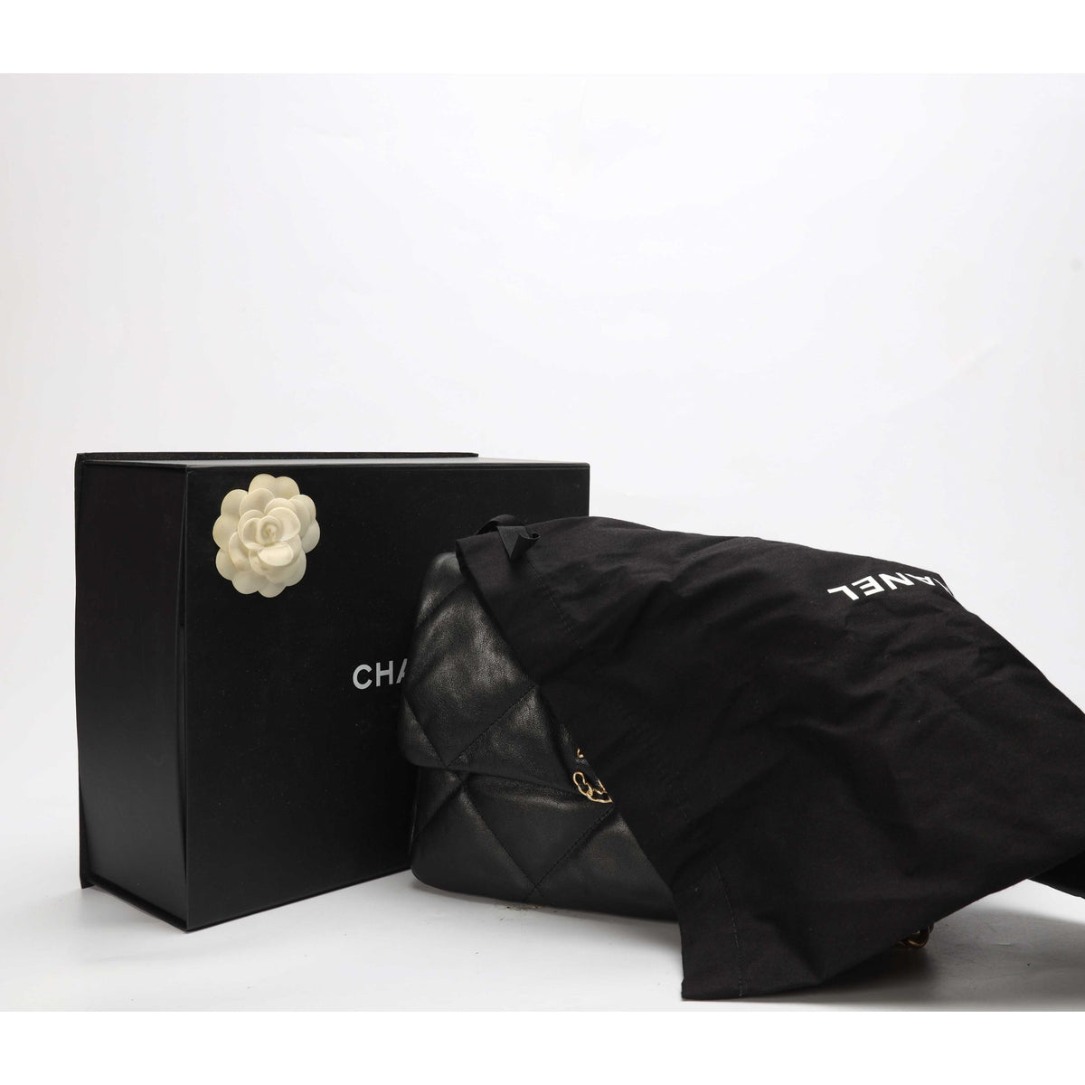 Chanel Lambskin Quilted Flap Black