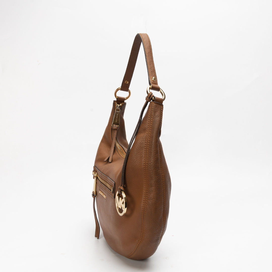 Michael Kors Rhea Brown Hobo Bag