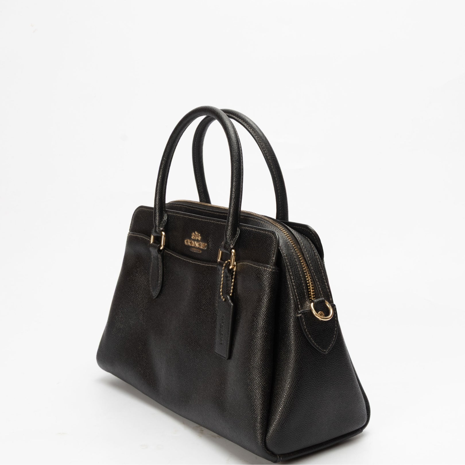 Coach Black Darcie Carryall Convertible Satchel